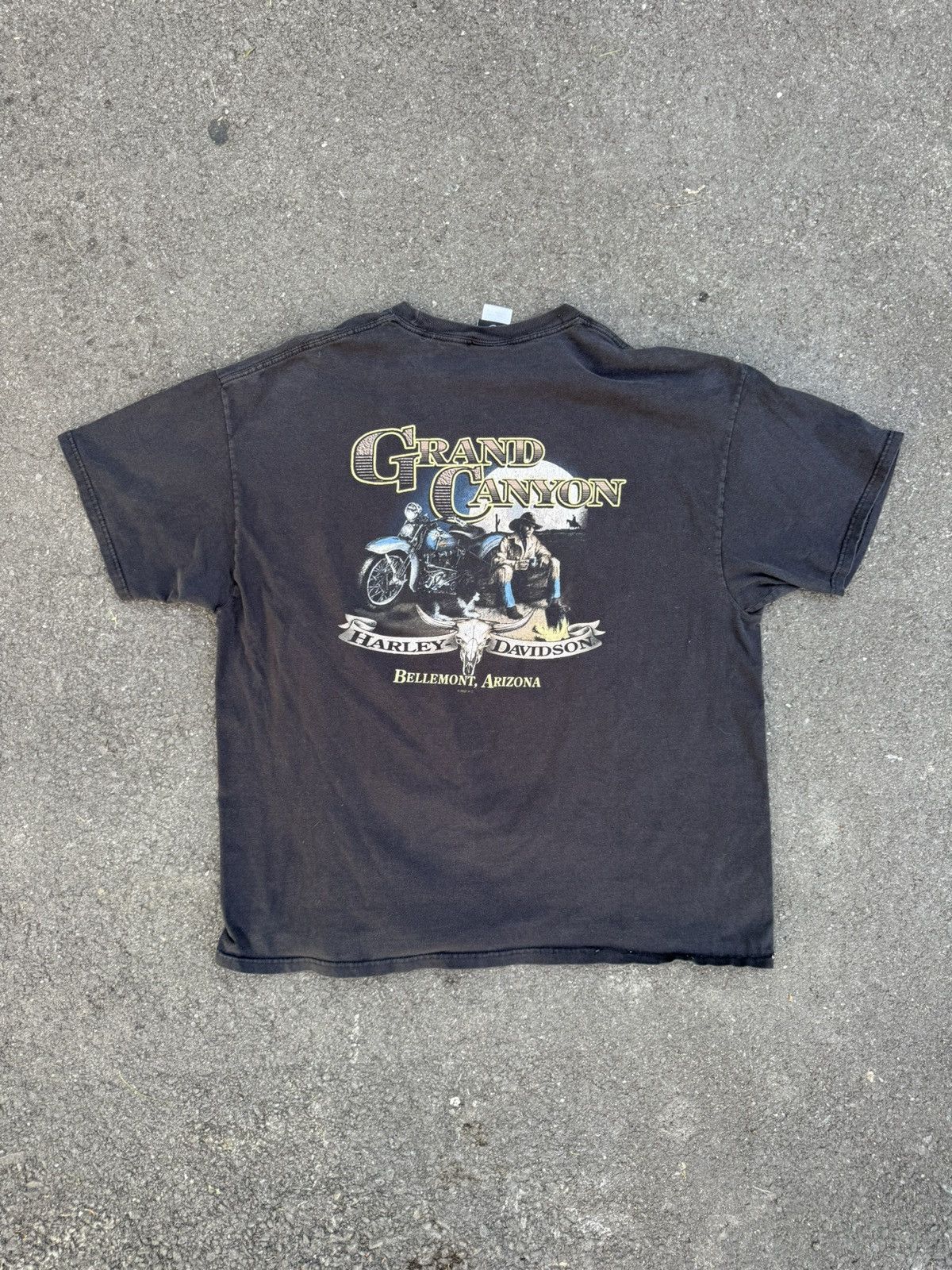 Harley Davidson Vintage Harley Davidson Grand Canyon Tee Size US XL / EU 56 / 4 - 3 Thumbnail