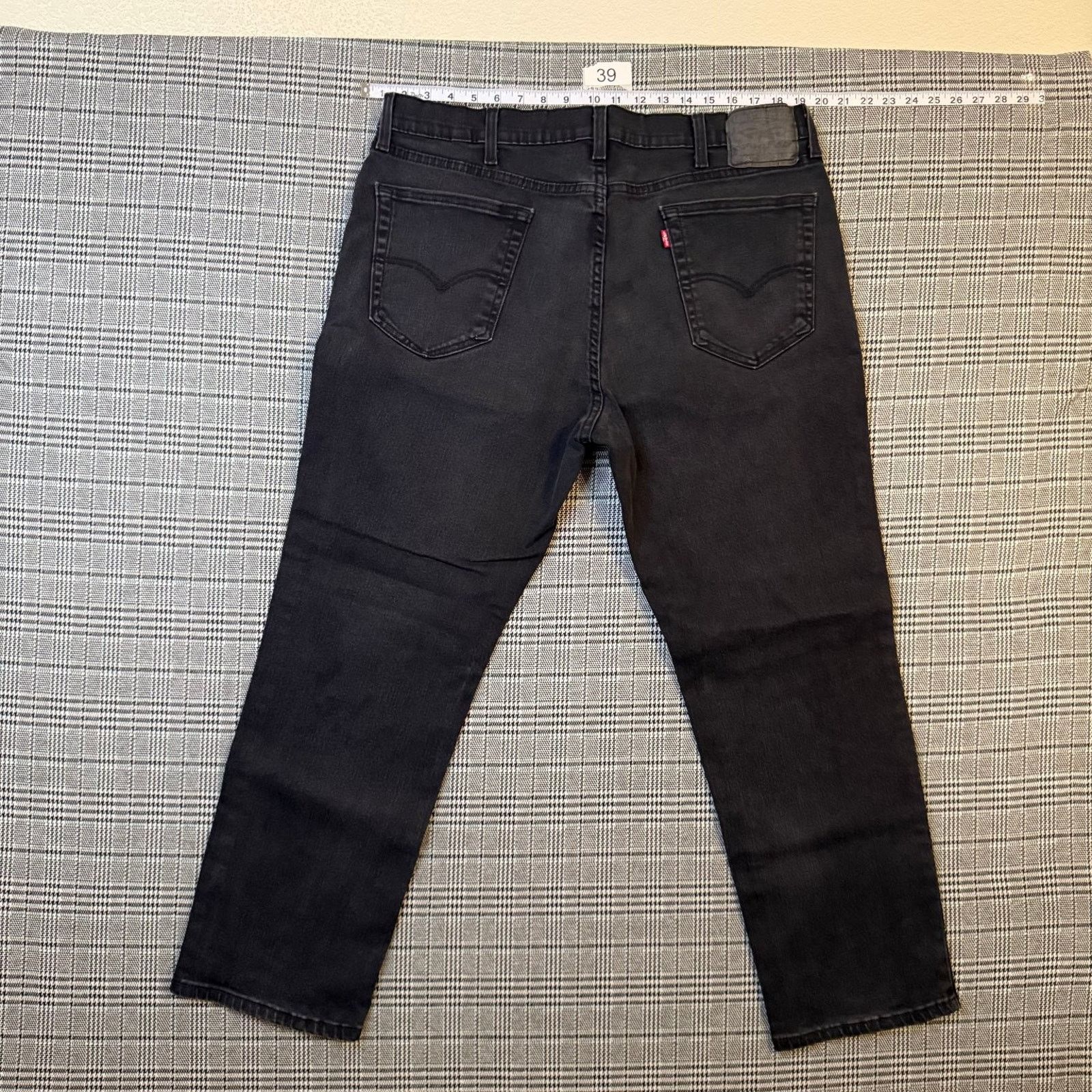 Levi's Levis 541 Men's Jeans Black Denim Straight Leg Stretch 38x36 Size US 38 / EU 54 - 1 Thumbnail