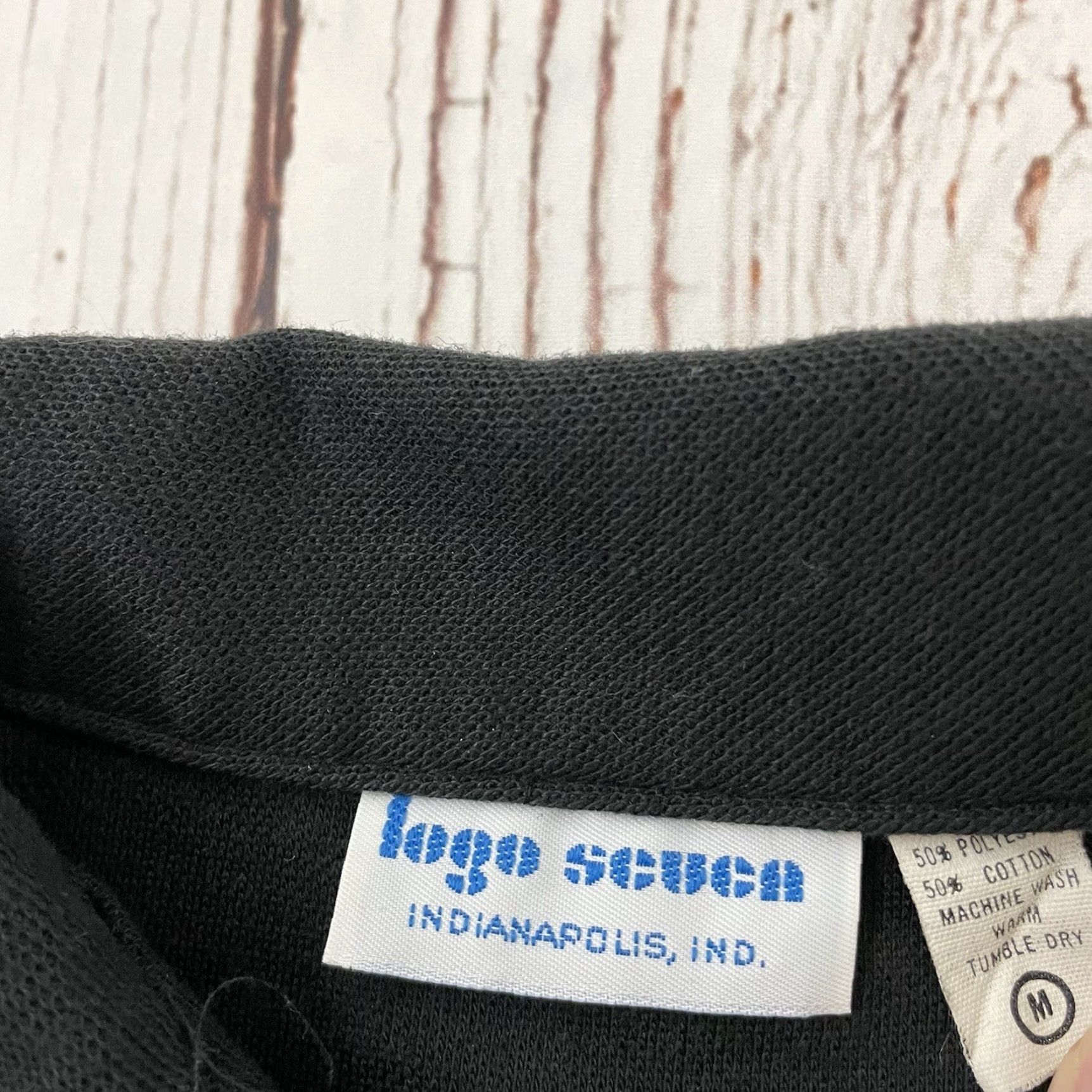 Vintage VINTAGE Scuca Purdue Boilermakers Short Sleeve Polo Shirt M Black Mens Polo Shirt Size US M / EU 48-50 / 2 - 3 Thumbnail