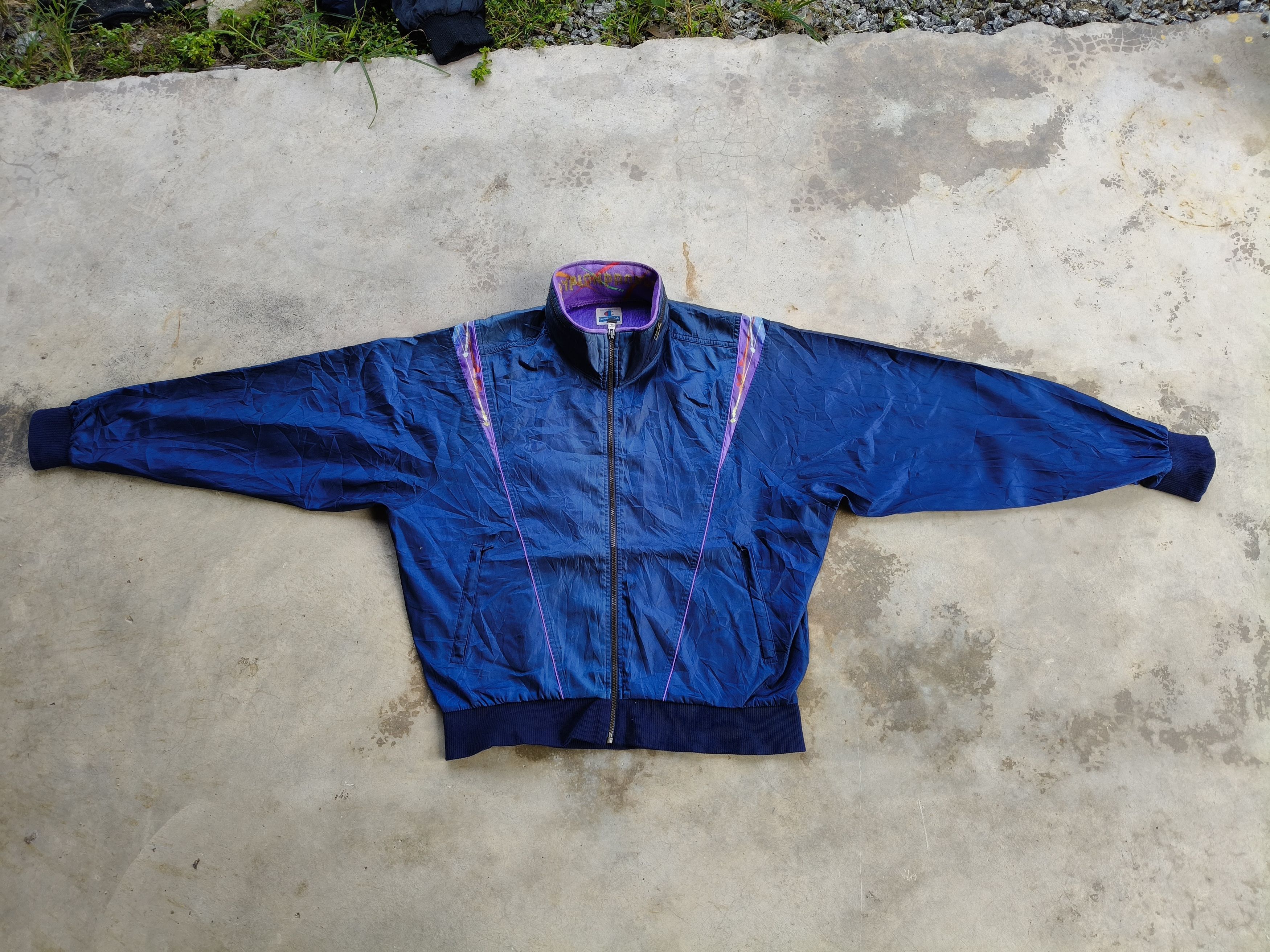 Champion × Vintage Vintage Champion Windbreaker Size US L / EU 52-54 / 3 - 3 Thumbnail