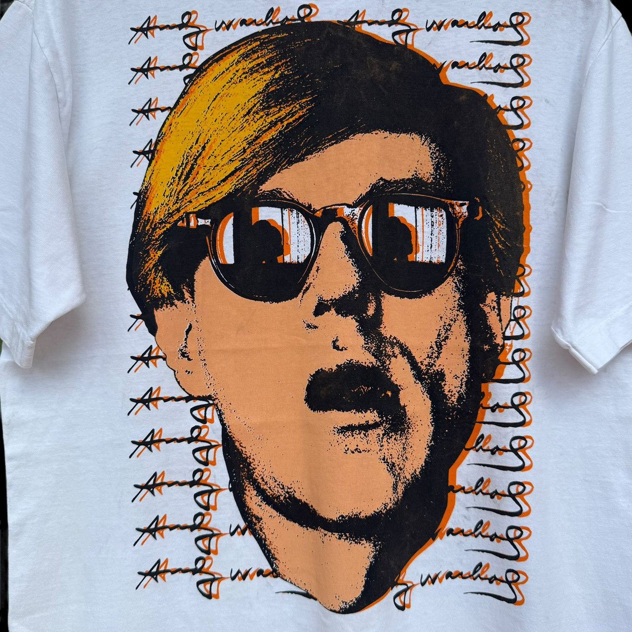 Andy Warhol × Supreme Andy Warhol & Iggy Pop Art Band Modern Bootleg Vintage Tee Size US L / EU 52-54 / 3 - 6 Thumbnail