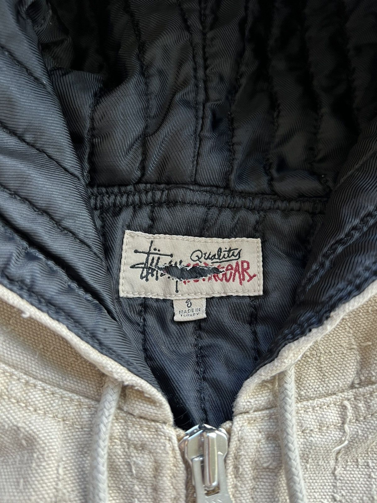 Stussy Stussy Canvas Needlepunch Work Jacket “Khaki” Small Size US S / EU 44-46 / 1 - 3 Thumbnail
