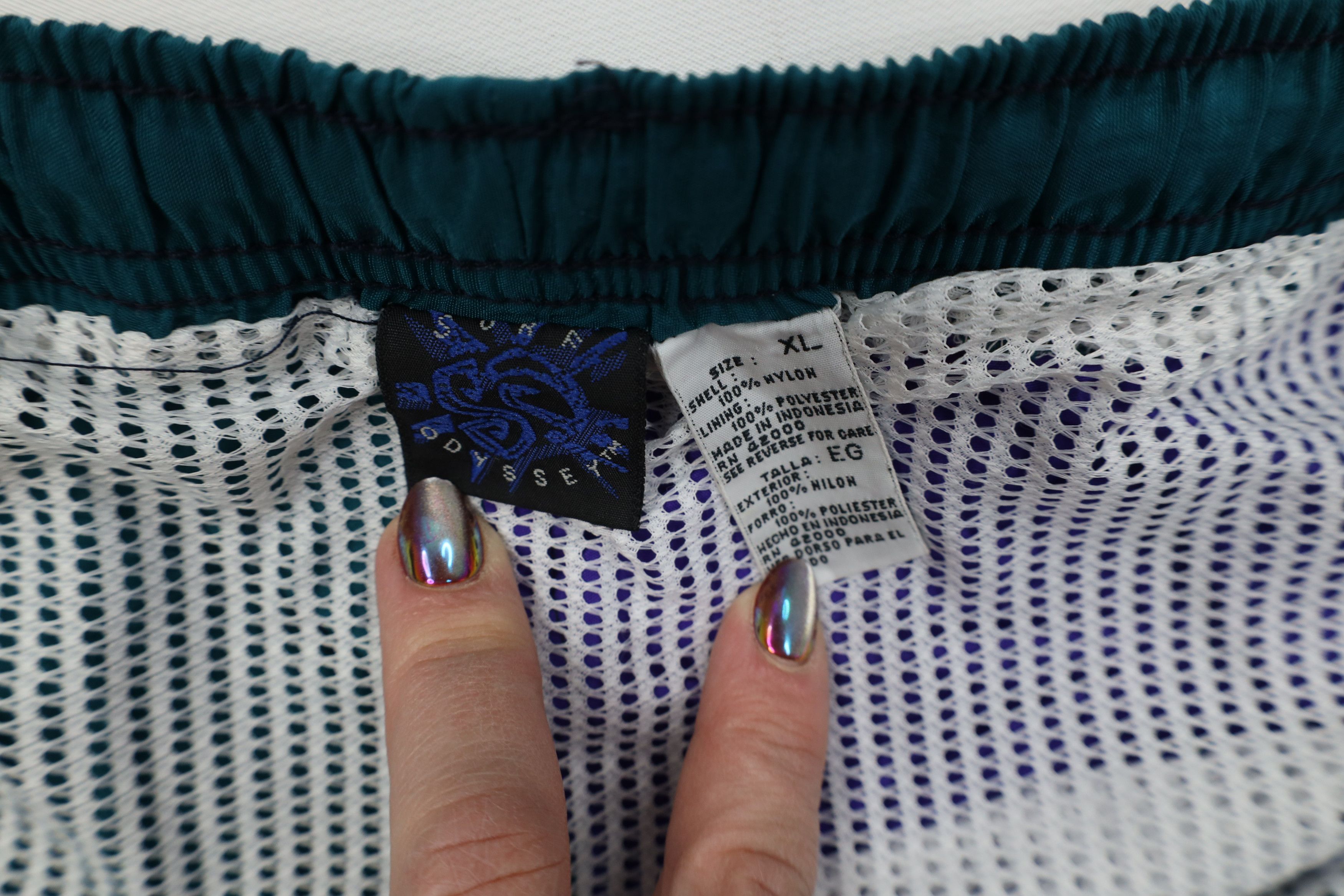 Vintage Deadstock Vintage 90s Streetwear Block Lined Shorts Trunks Size US 36 / EU 52 - 8 Thumbnail