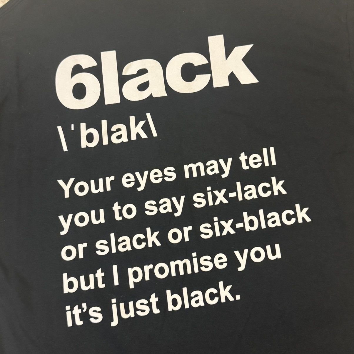 Band Tees 6lack ‘Still Pronounced Black’ Tee Size US L / EU 52-54 / 3 - 5 Thumbnail