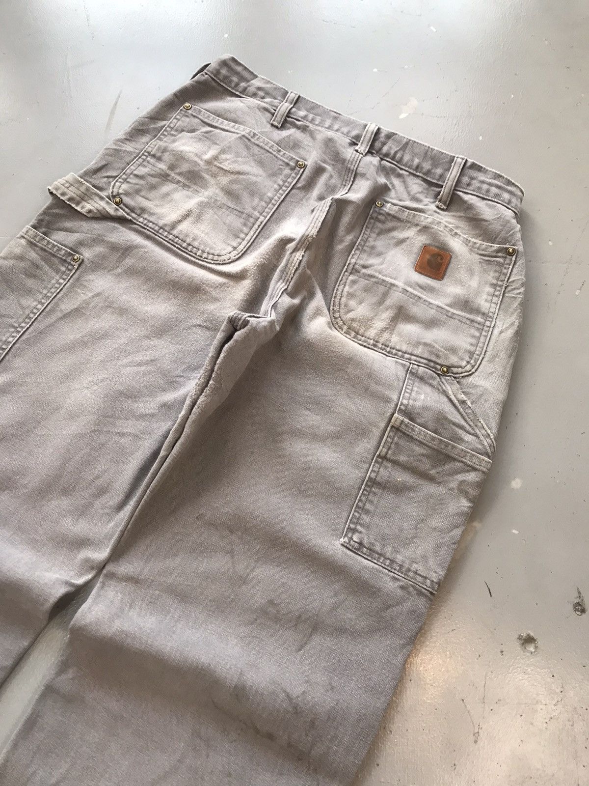 Carhartt × Vintage Vintage Carhartt B136 GYL double knee denim Size US 32 / EU 48 - 8 Thumbnail