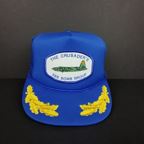 Other Vintage Mohr's The Crusader's 386 Bomb Group Blue Hat Size ONE SIZE - 1 Thumbnail