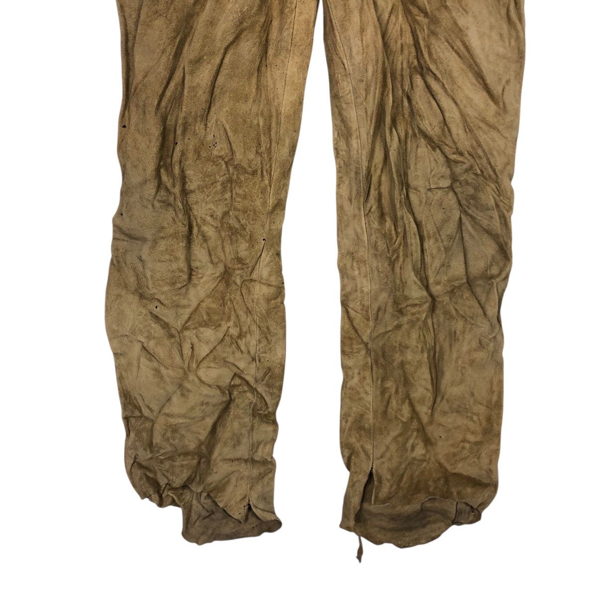 Japanese Brand 📌Vintage Biker Genuine Leather Pants Portugal Issey Miyake Size US 30 / EU 46 - 6 Thumbnail