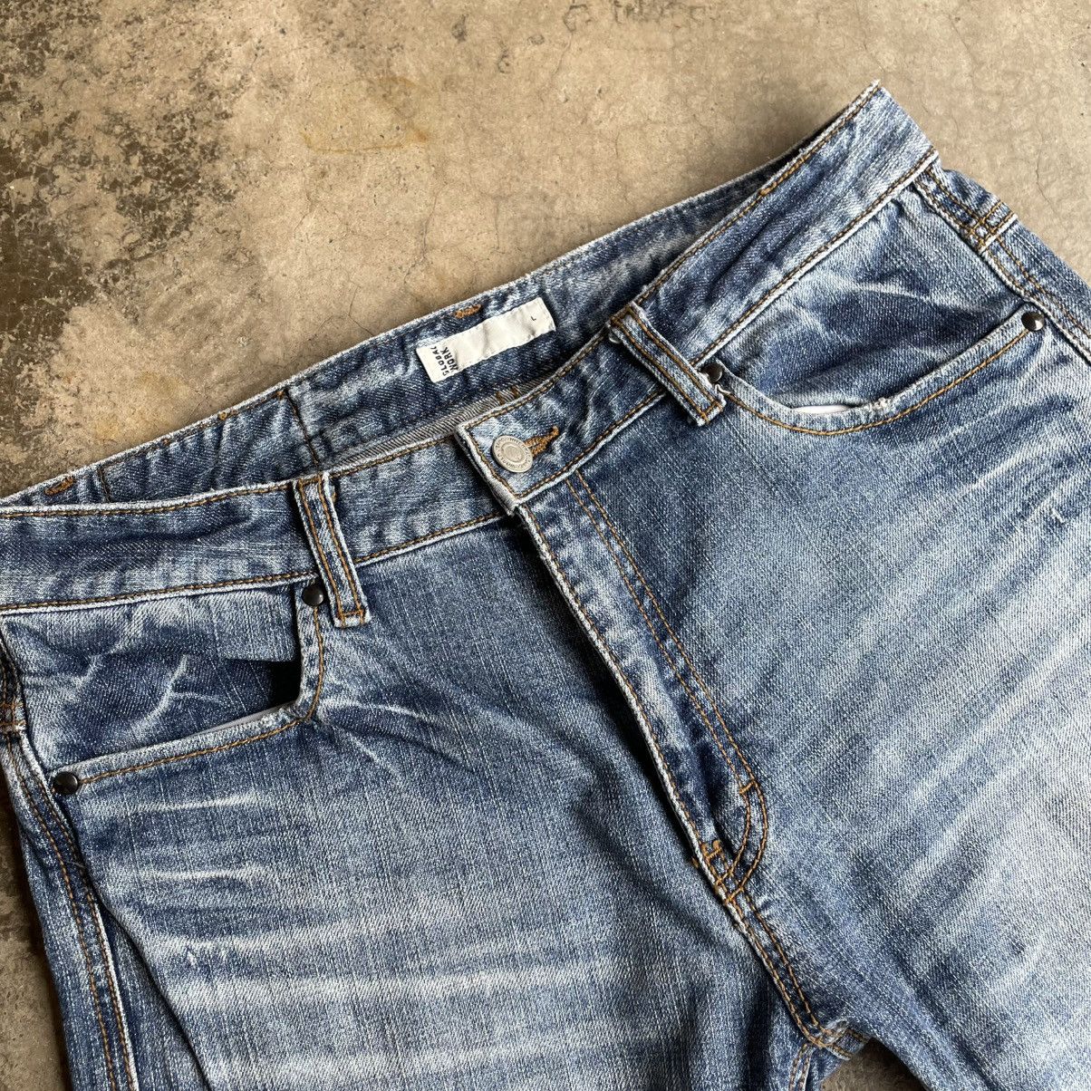 Global Work 🔥Vintage Global Work Stoned Washed Ripped Distress Jeans Size US 33 - 12 Thumbnail