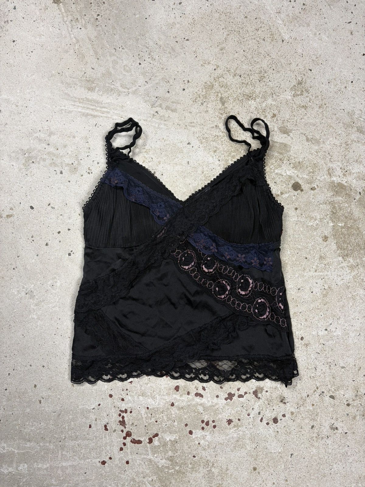 Dolce & Gabbana 2000s Dolce & Gabbana Black Silk Lace Trims Corset Top Size M / US 6-8 / IT 42-44 - 1 Thumbnail