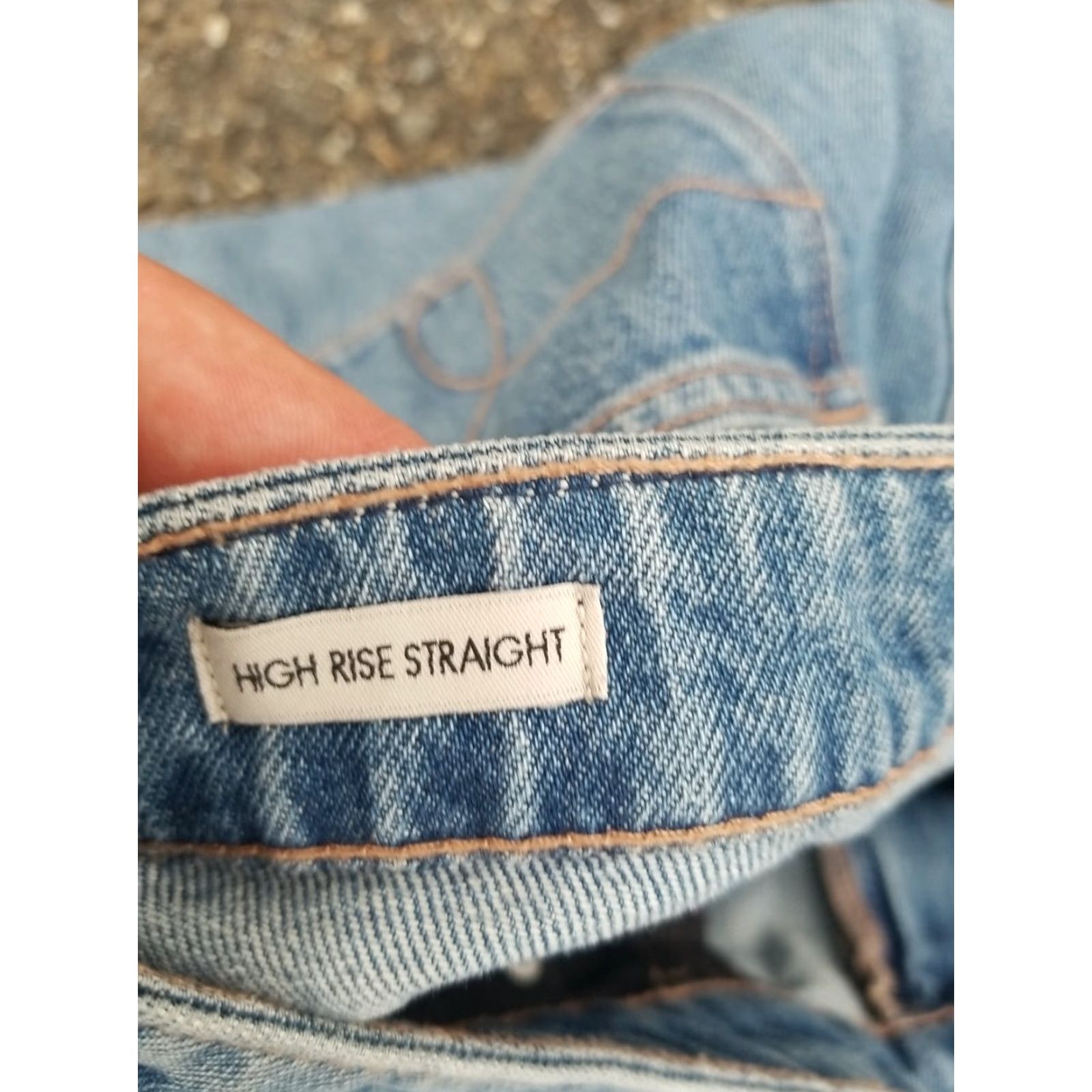 Calvin Klein Calvin Klein Jeans Womens Size 29 High Rise Straight Jeans Belted Blue Cotton Denim Regular Length Petite Size 29" - 5 Thumbnail