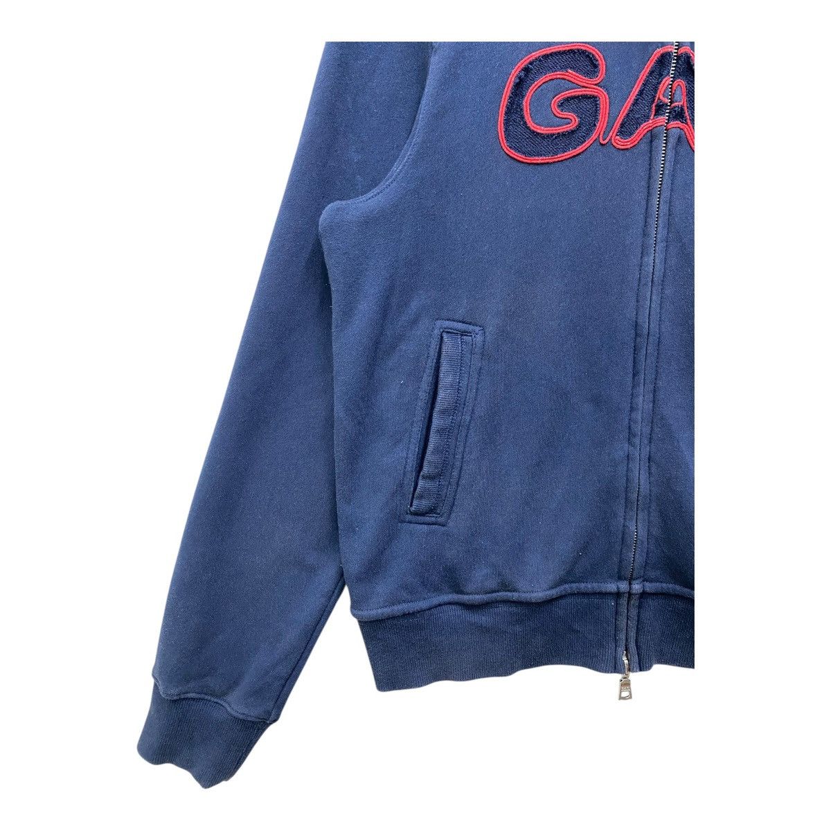 GAS Vintage Gas Sweater Full Zip Big Spellout Size XL Size US XL / EU 56 / 4 - 4 Thumbnail