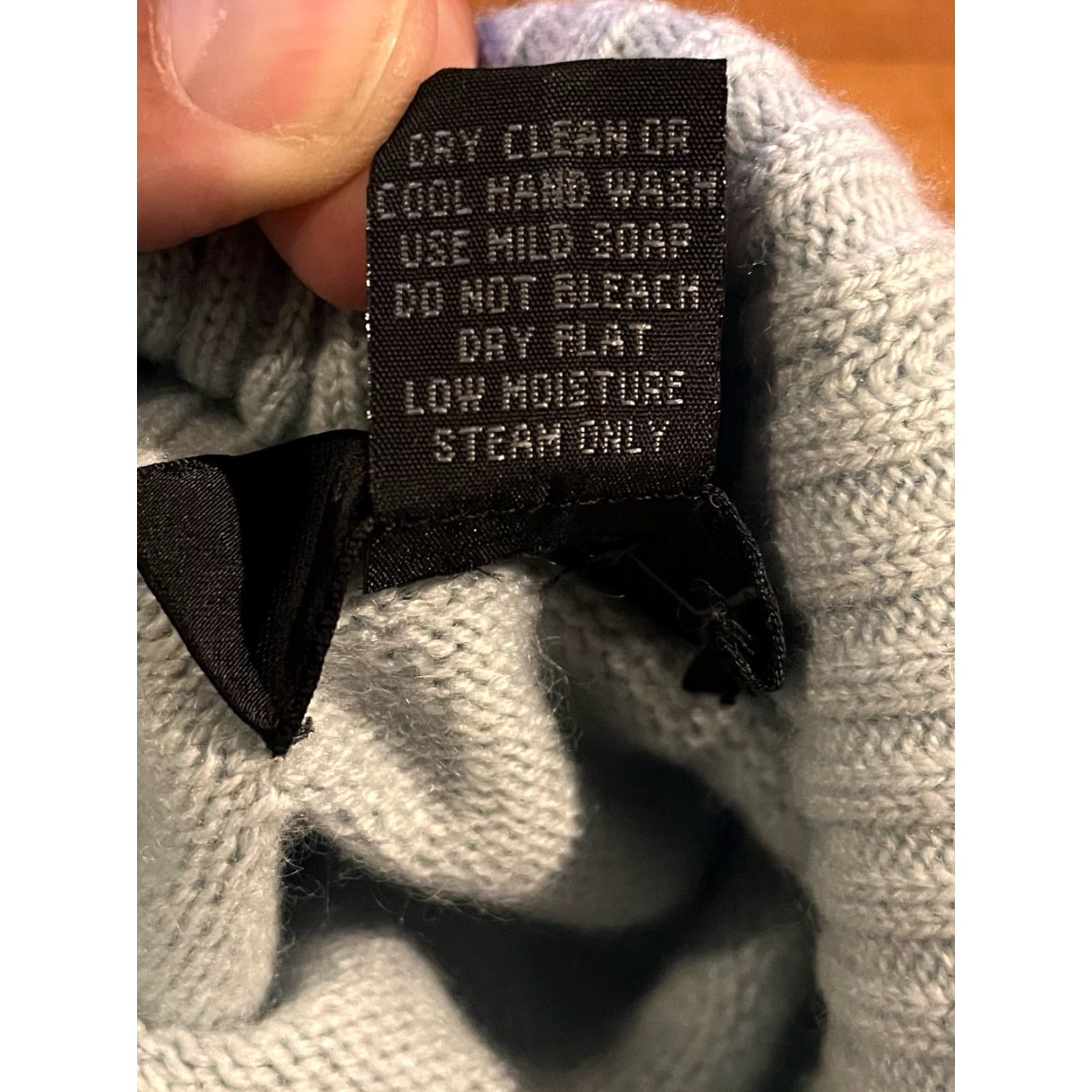 Vintage C3 100% Cashmere Turtleneck Sweater Women’s Large Blue Shirt Womens L Pullover Knitting Classic, Designer, Outdoor Vintage: No Size L / US 10 / IT 46 - 5 Thumbnail