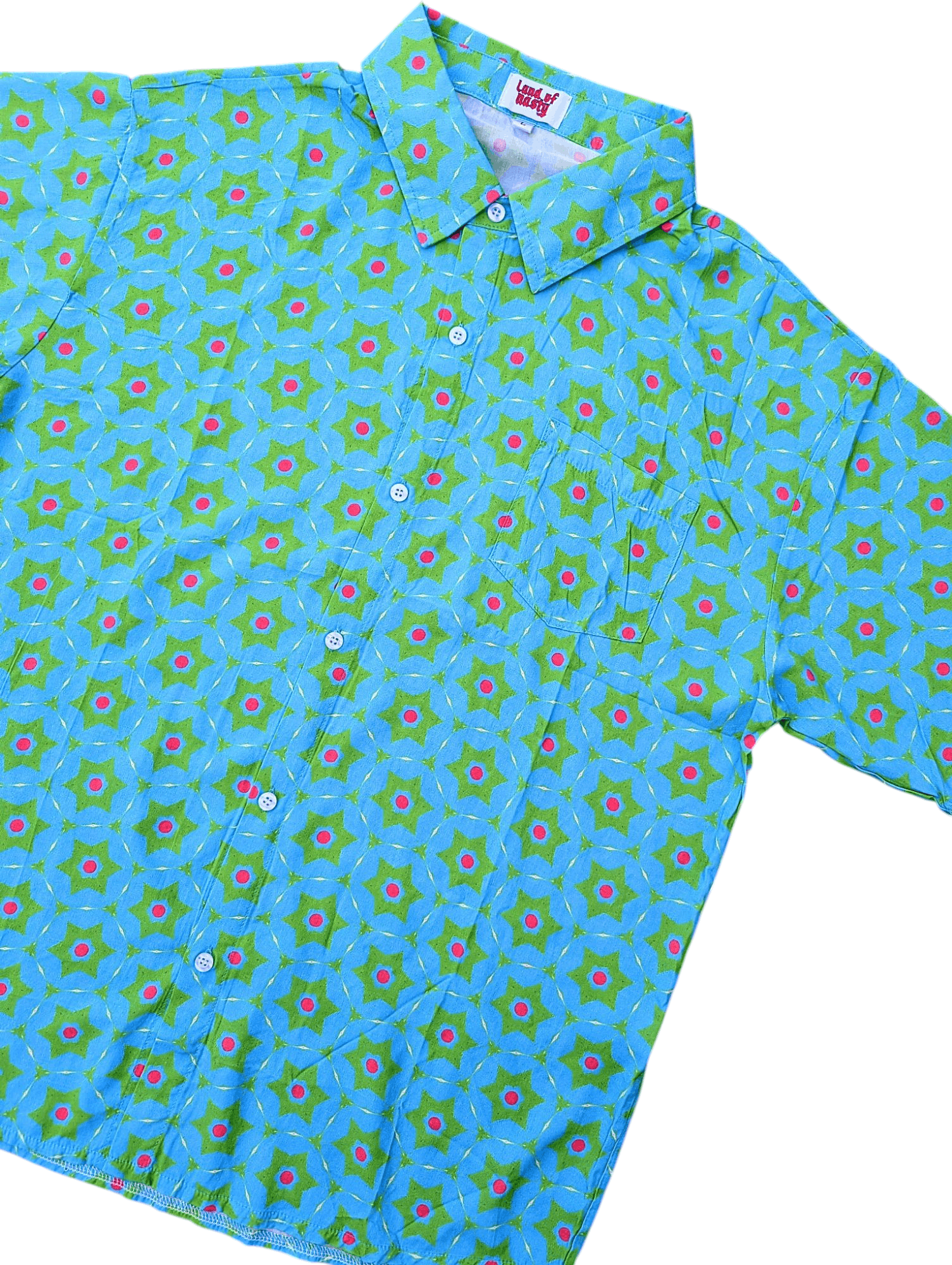 トップス golf wang lace button up light blue Golf Wang × Tyler The Creator Light Blue Lace Button Up