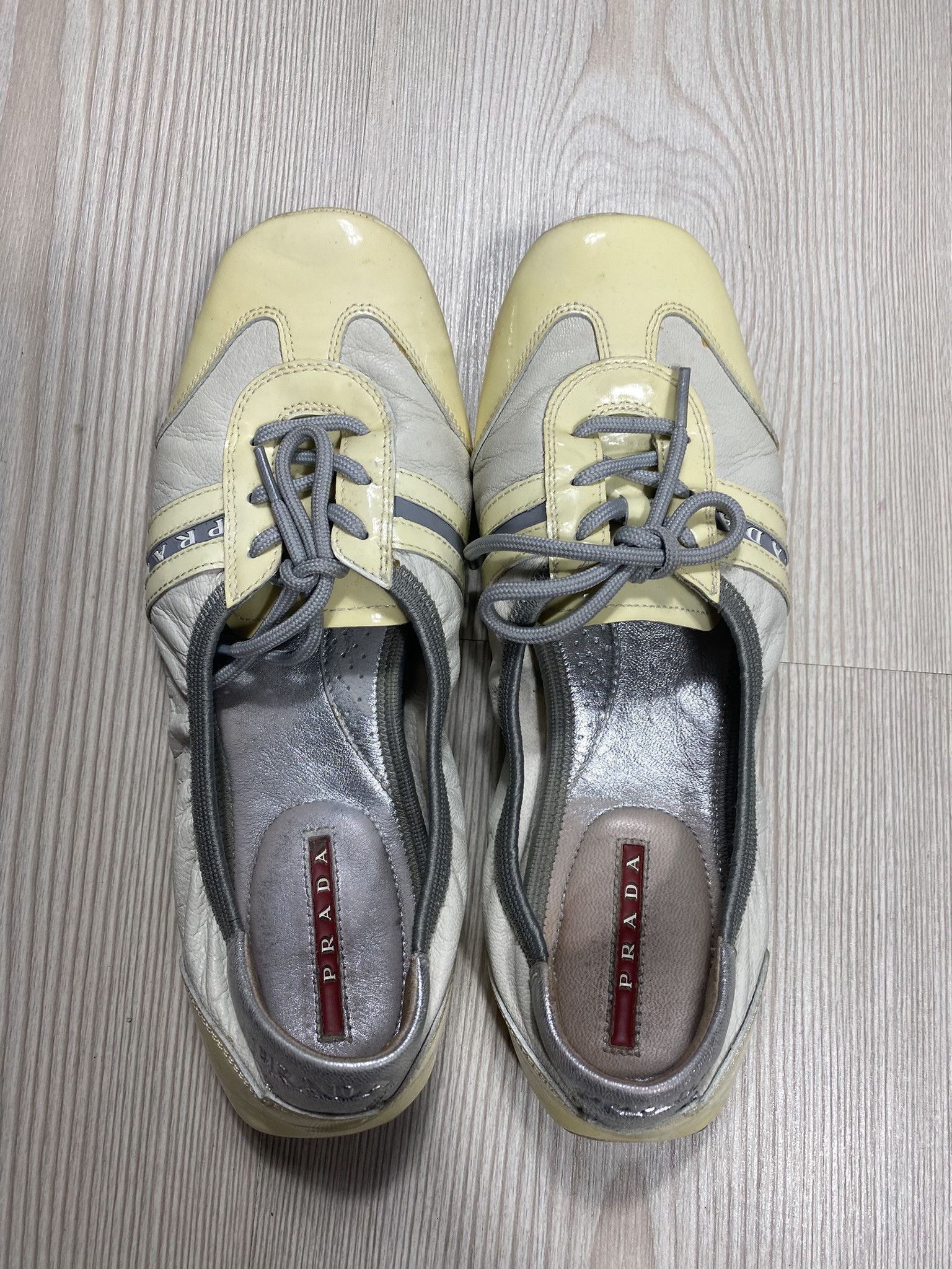 Prada Prada Ballet Flats Leather-Women Shoes Size US 6.5 / IT 36.5 - 3 Thumbnail