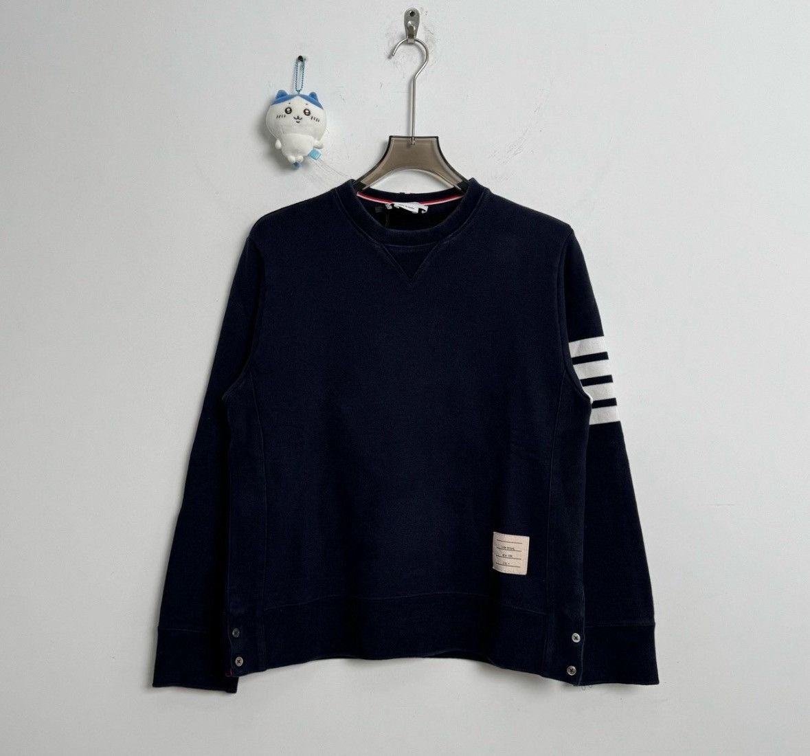 Thom Browne Thom Browne Classic four-striped sweatshirt 2503-Nextarrow Size US XL / EU 56 / 4 - 1 Thumbnail
