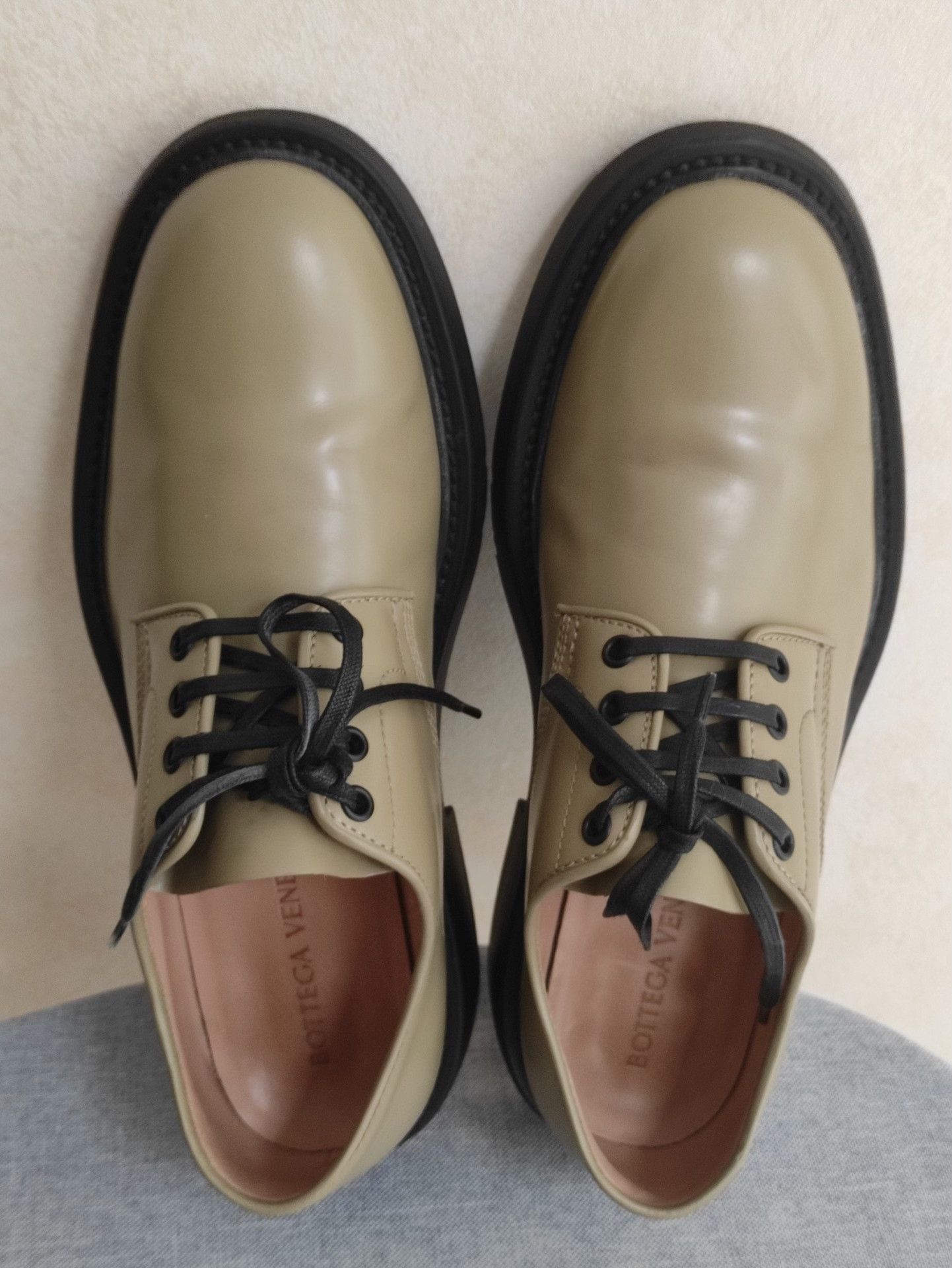 Bottega Veneta Bottega Veneta Runway Yellow Derby Shoes Size US 9 / EU 42 - 1 Thumbnail