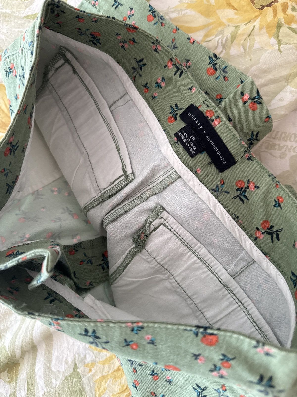 Anthropologie Flower short Size 26" / US 2 / IT 38 - 3 Thumbnail