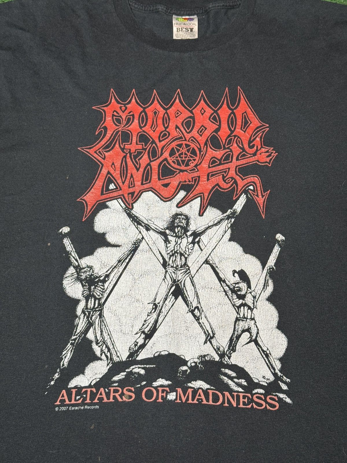 Band Tees × Vintage Y2K Morbid Angel Death Metal Band RARE Cutoff Tank Top Size US XL / EU 56 / 4 - 2 Thumbnail