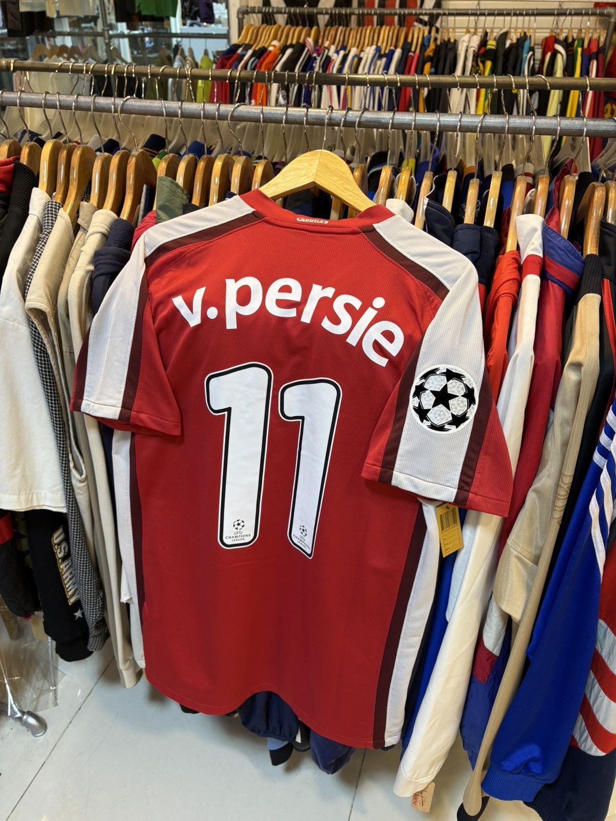 Nike 2008-2009 Arsenal FC Home Kit V.PERSIE 11 Size US L / EU 52-54 / 3 - 1 Thumbnail