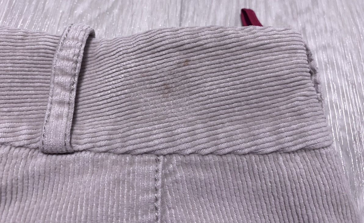 Prada Prada Linea Rossa Red Tab Beige Flared Corduroy Pant Trouser Size US 30 / EU 46 - 25 Thumbnail