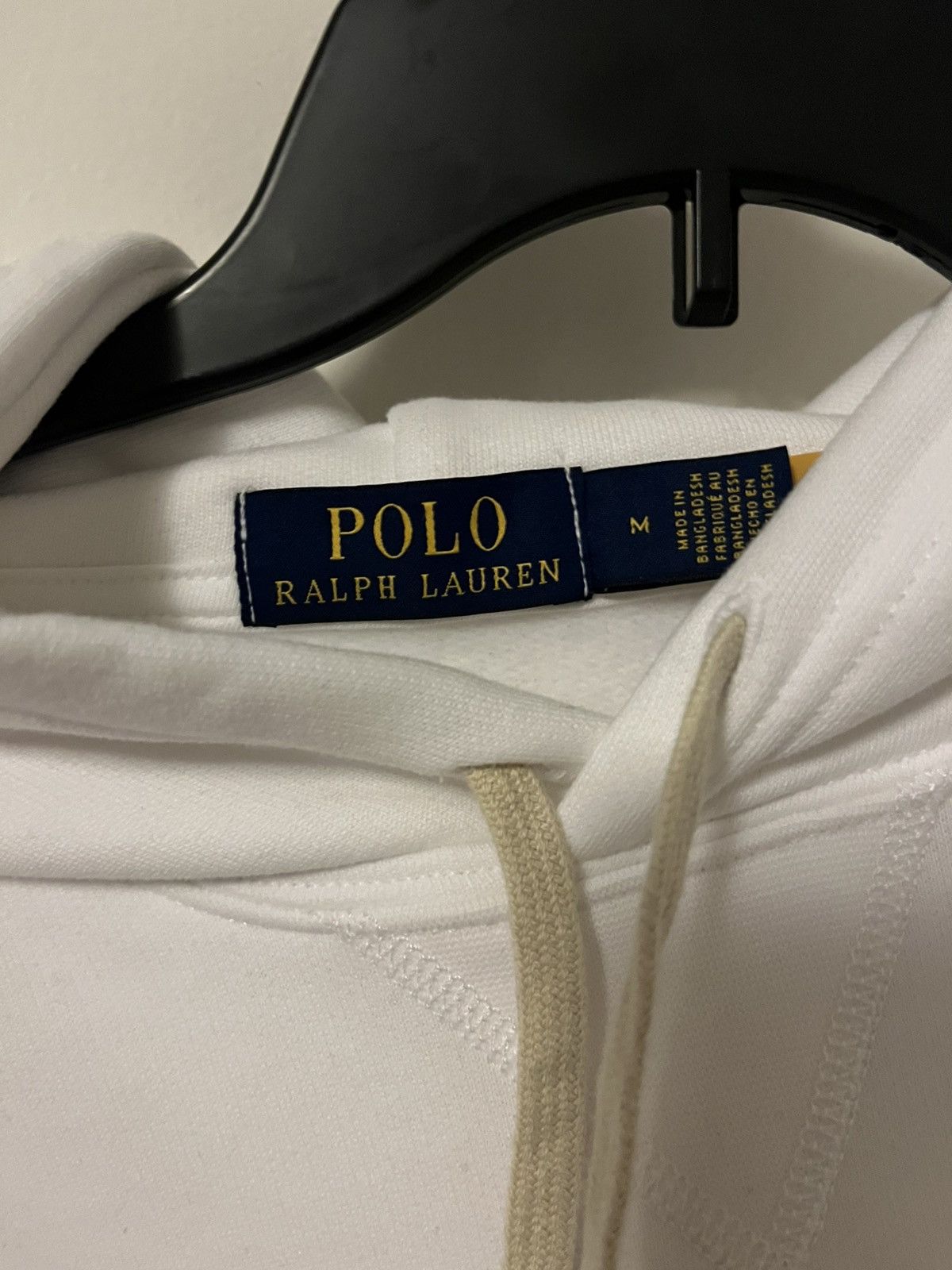 Designer × Polo Ralph Lauren Polo Ralph Lauren White Hoodie Size US M / EU 48-50 / 2 - 2 Thumbnail