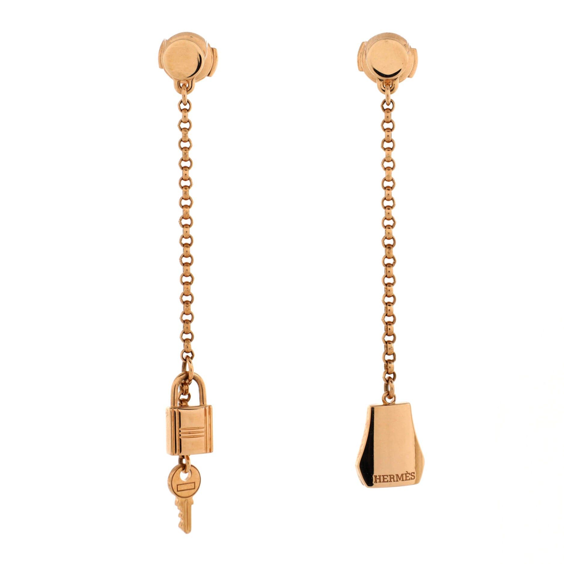 Hermes Kelly Clochette Drop Earrings Size ONE SIZE - 1 Thumbnail