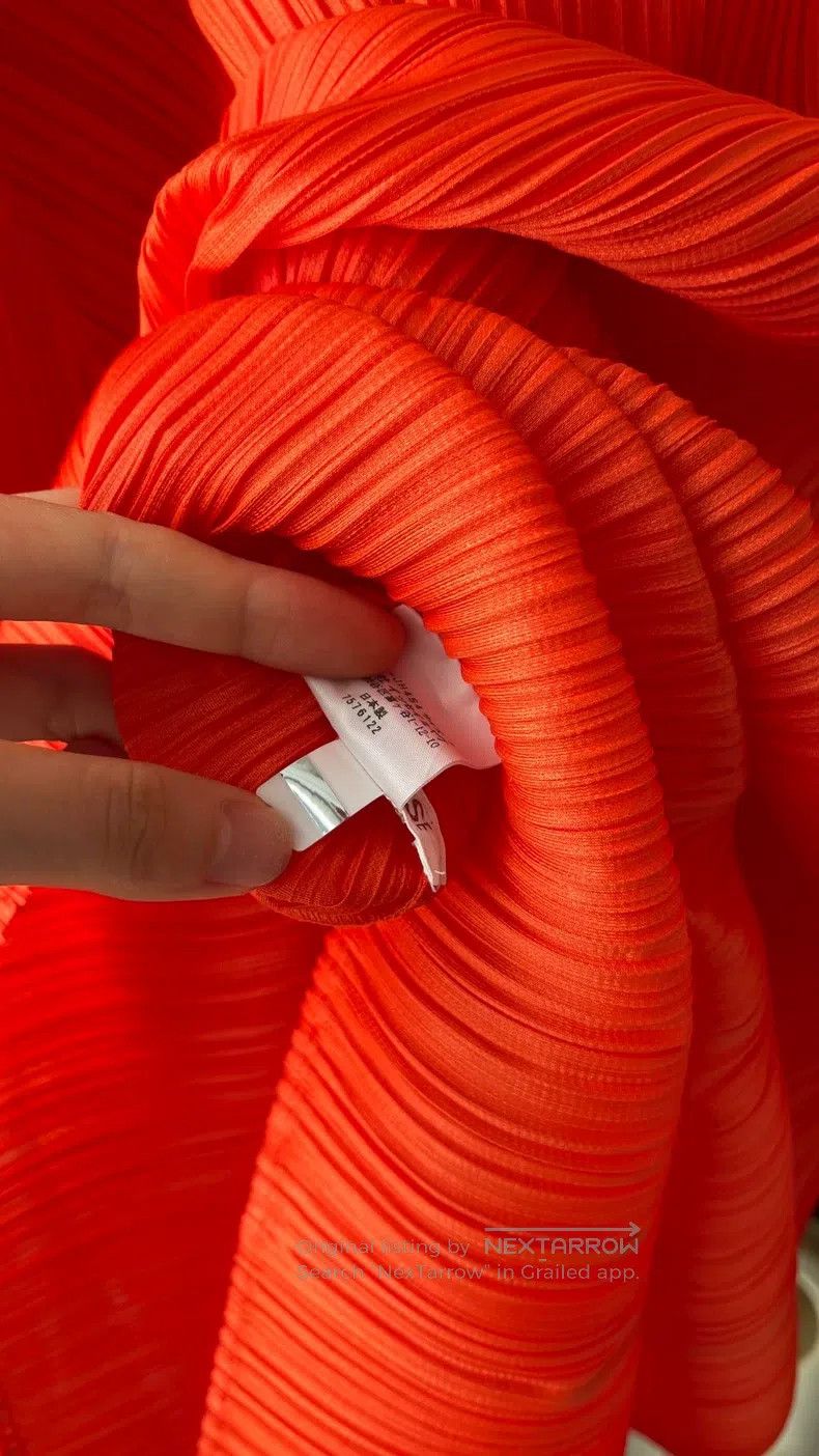 Issey Miyake Issey Miyake Red Dress Size L / US 10 / IT 46 - 7 Thumbnail