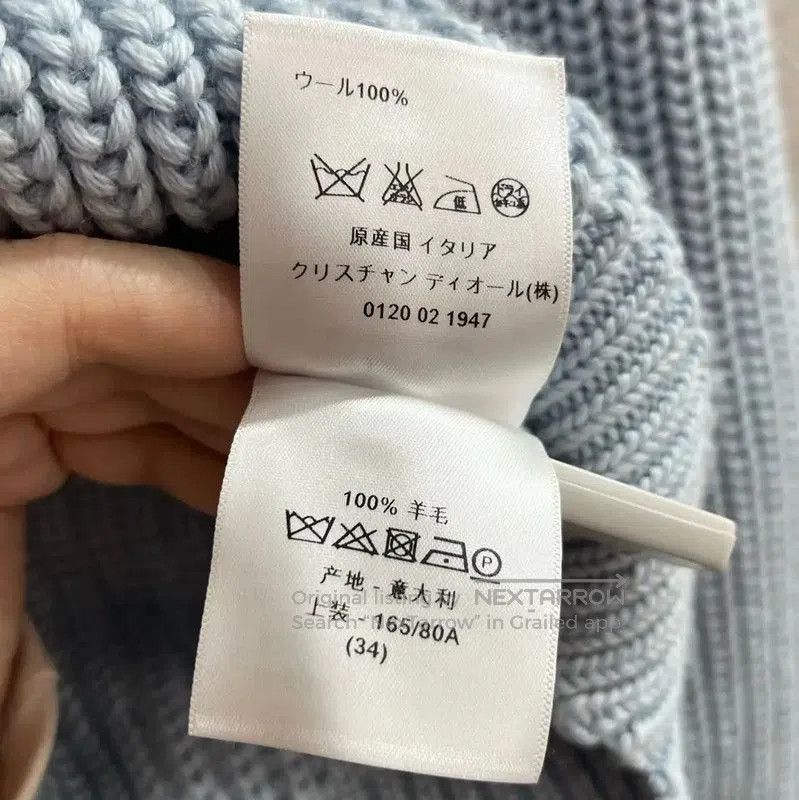 Dior Dior Light Blue Wool Pullover Sweater . Size S / US 4 / IT 40 - 9 Thumbnail