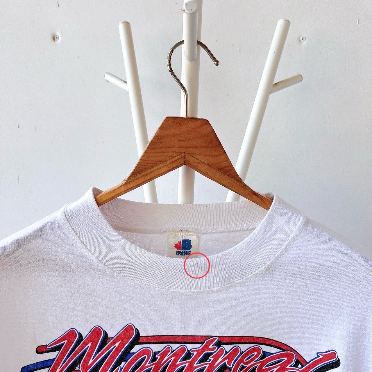 Vintage 90s Montreal Canadiens hockey OVP t-shirt/ XL Size US XL / EU 56 / 4 - 2 Thumbnail