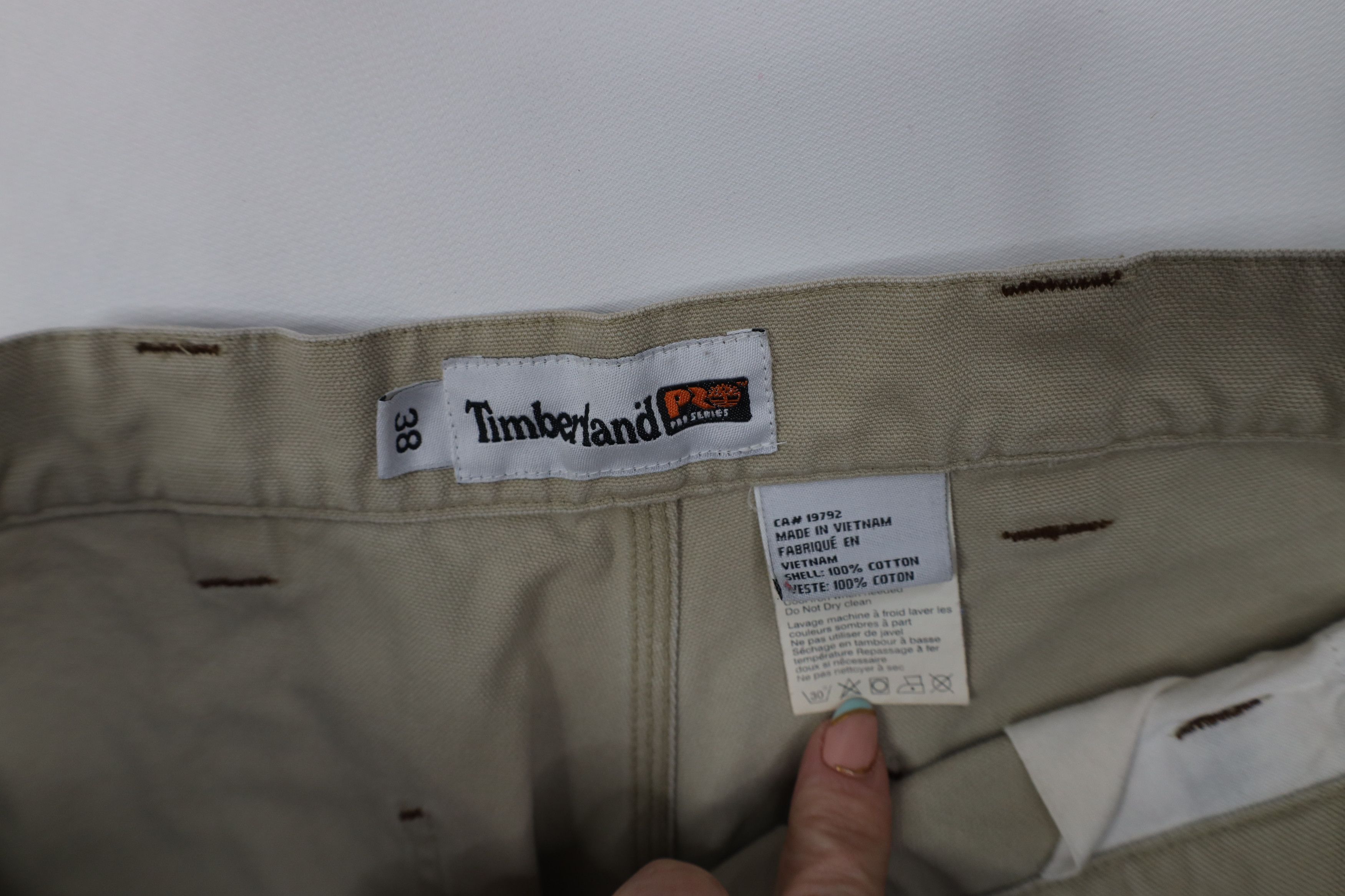 Timberland Vintage Y2K Timberland Canvas Wide Leg Dungaree Pants Size US 38 / EU 54 - 8 Thumbnail
