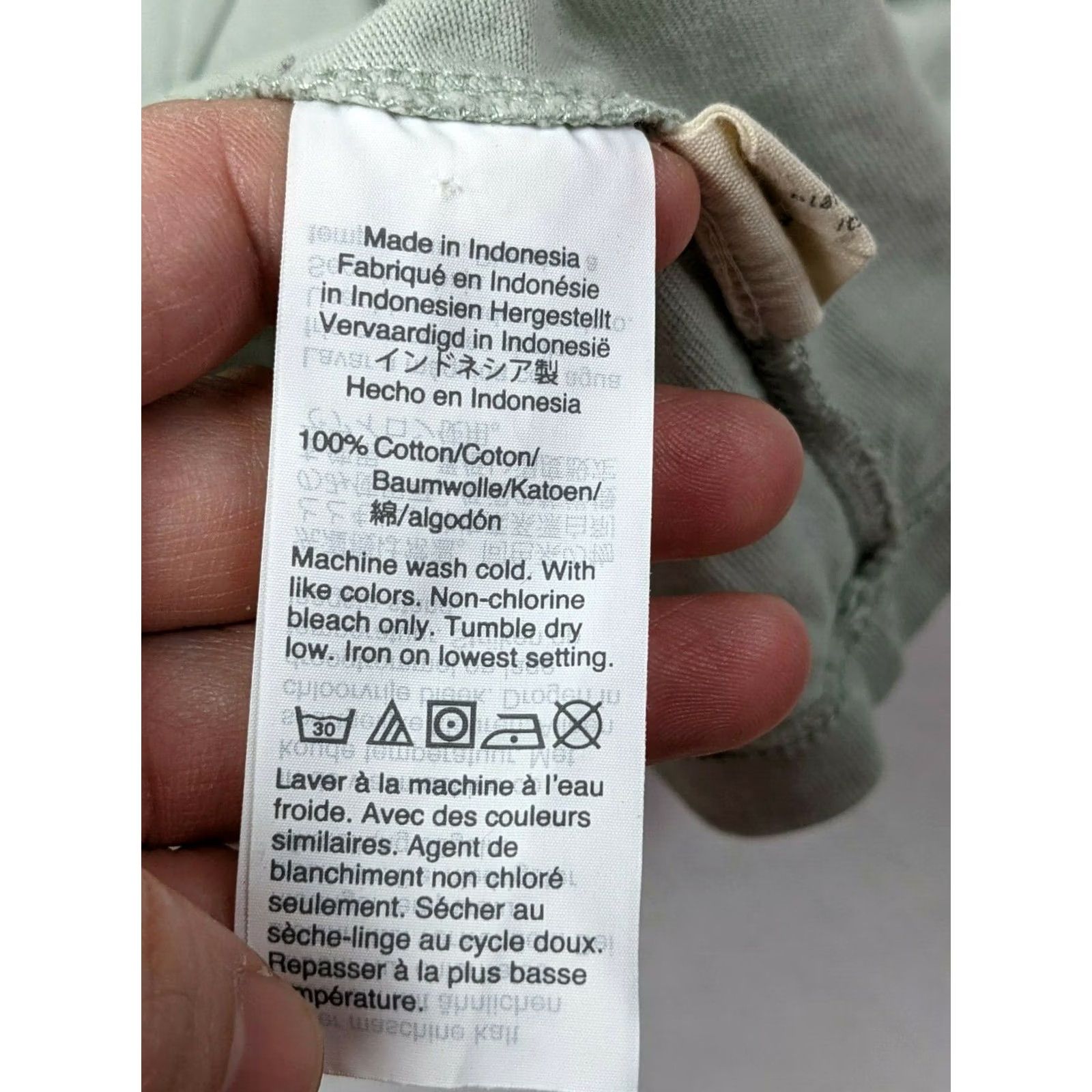 Madewell Madewell Pocket Tee Shirt Womens S Cotton Short Sleeve Light blue Solid Size 28" / US 6 / IT 42 - 6 Thumbnail