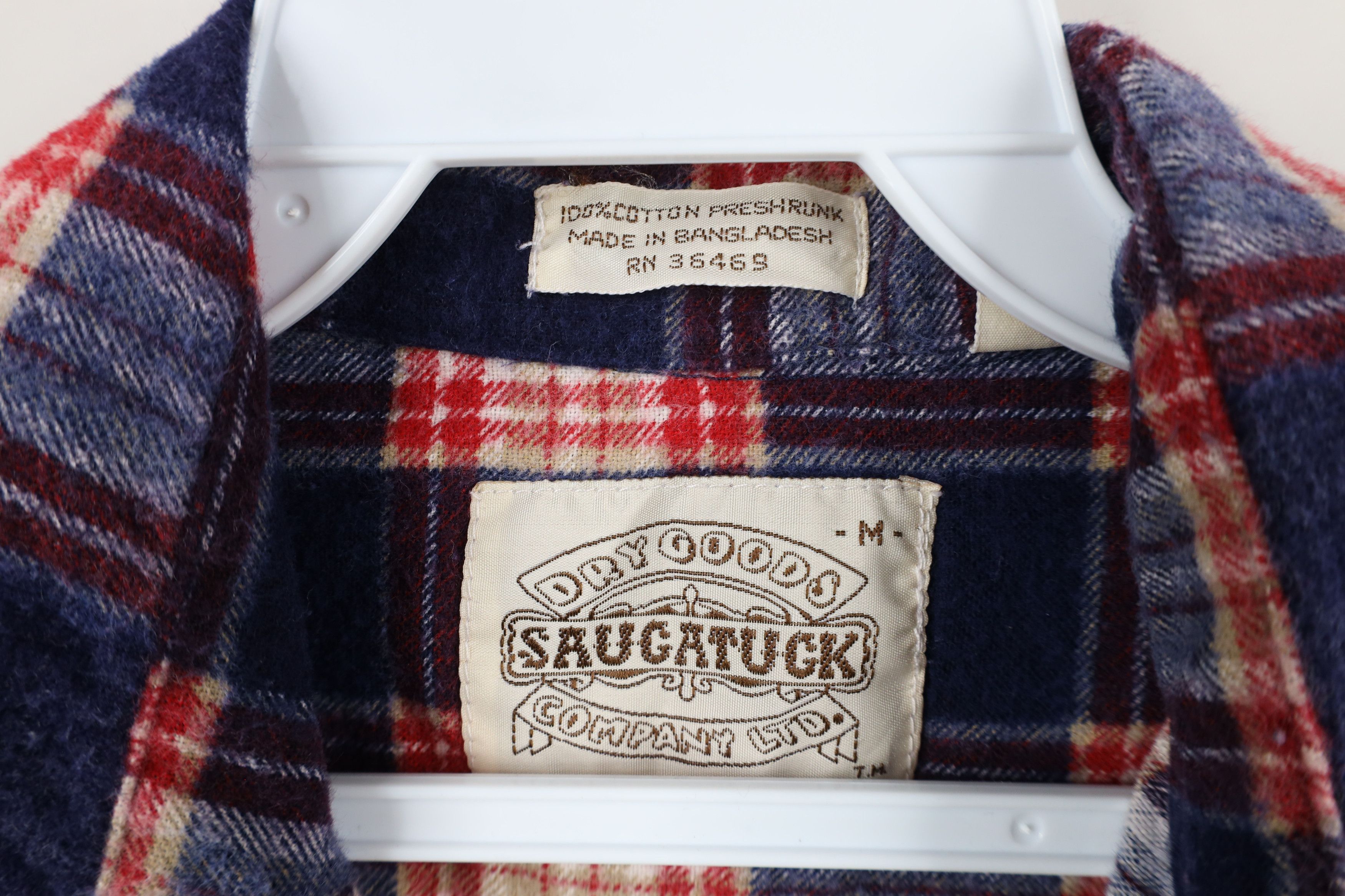 Vintage Vintage 70s Streetwear Flannel Collared Button Shirt Plaid Size US M / EU 48-50 / 2 - 6 Thumbnail