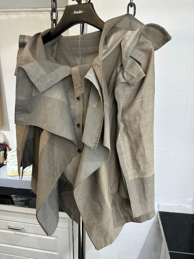 Issey Miyake issey miyake Pleated deconstructed shirt 2502-Nextarrow Size M / US 6-8 / IT 42-44 - 2 Thumbnail