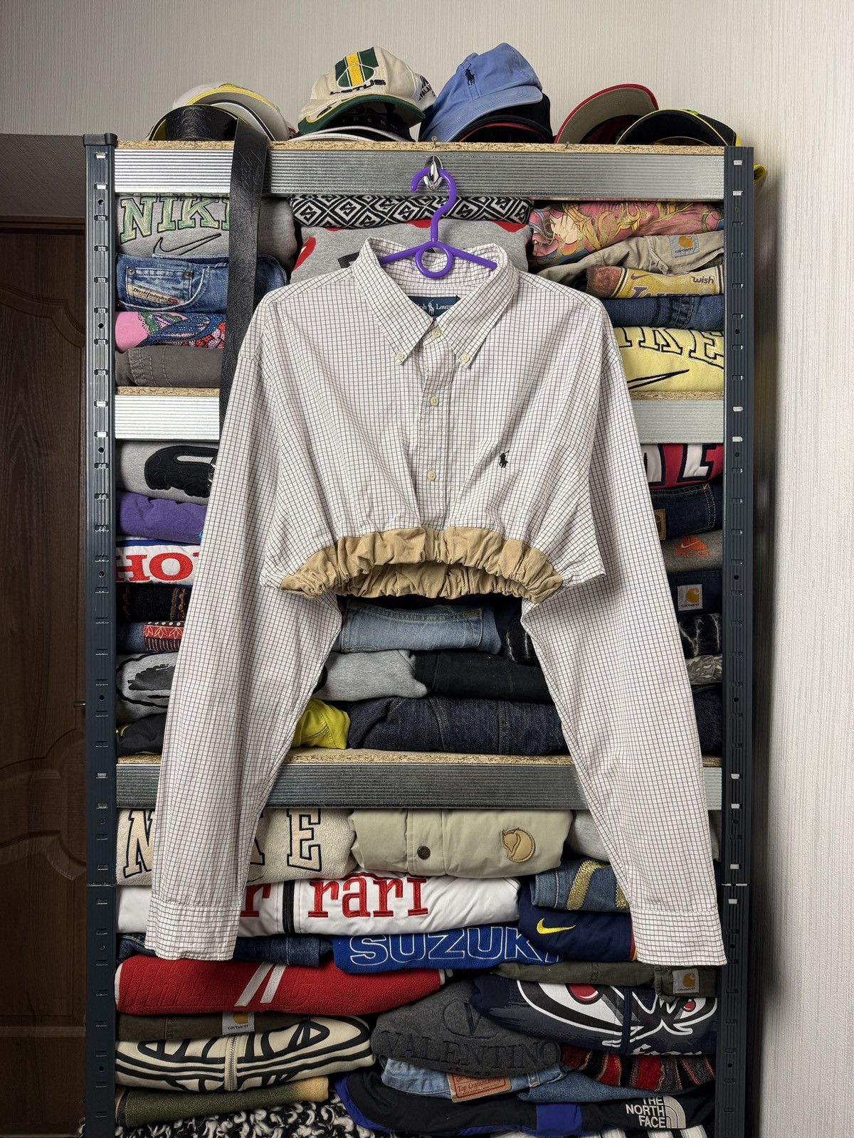 Polo Ralph Lauren Vintage Polo Ralph Lauren Crop Top Longsleeve Polo Shirt Size XXL / US 16-18 / IT 52-54 - 1 Thumbnail