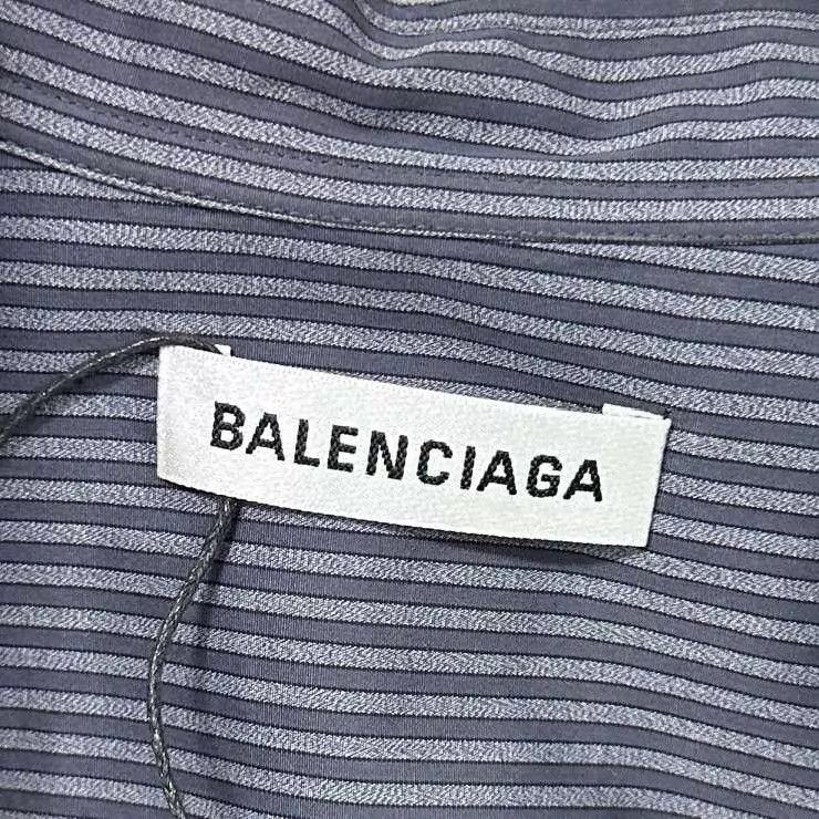 Balenciaga Balenciaga Women's Back Logo Button-Up Shirt 34 Size XXS / US 00 / IT 34 - 6 Thumbnail