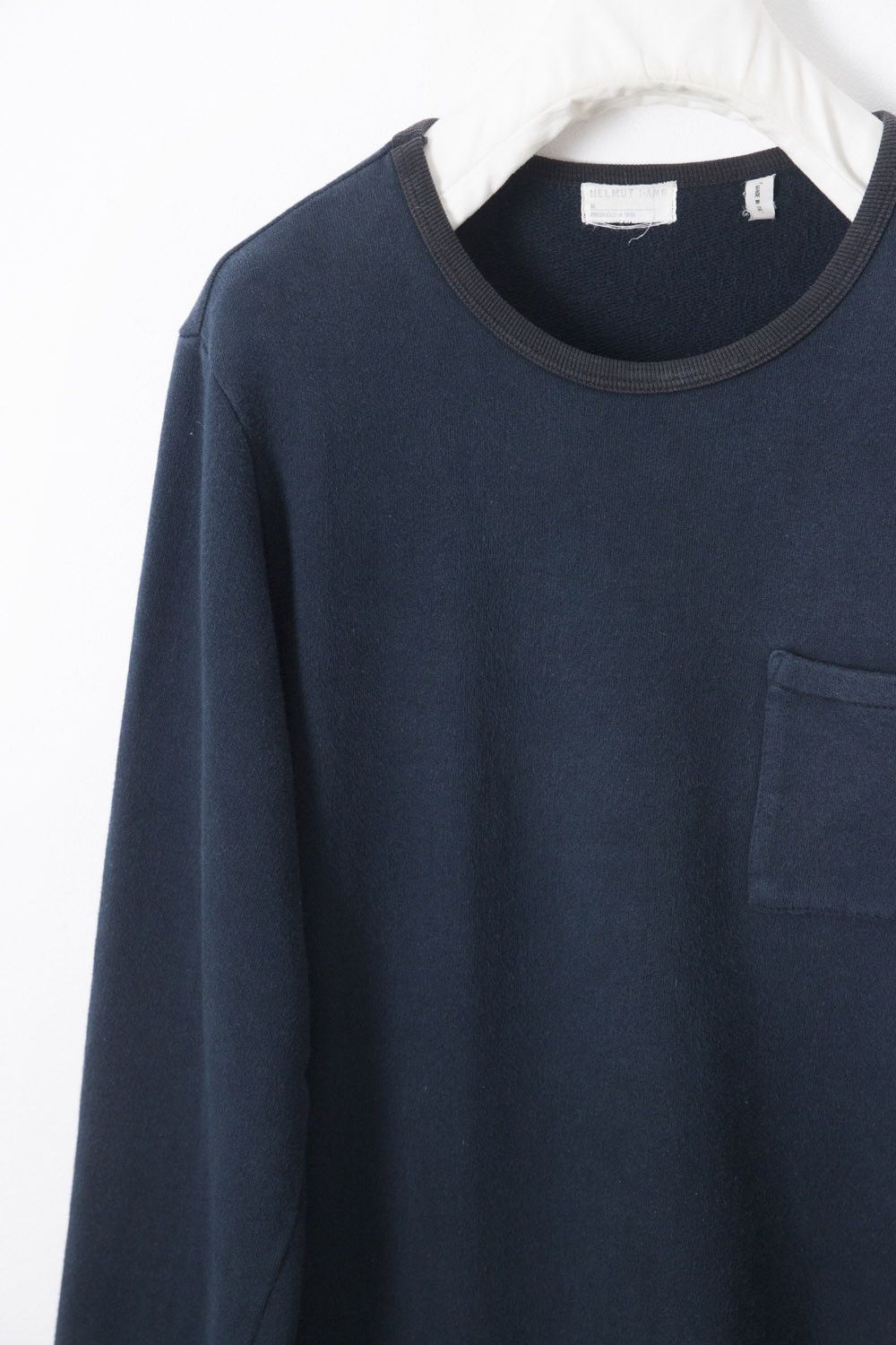 Helmut Lang 1998 sweatshirt with chest pocket Size US M / EU 48-50 / 2 - 2 Thumbnail