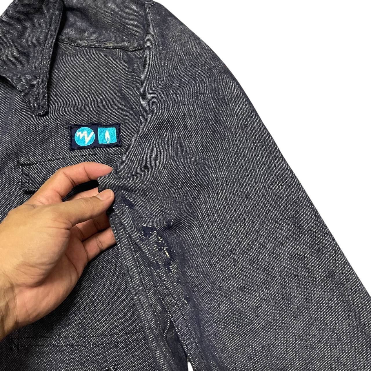 Vintage Vintage Adolphe Lafont Thrashed Denim Jacket Size US S / EU 44-46 / 1 - 6 Thumbnail