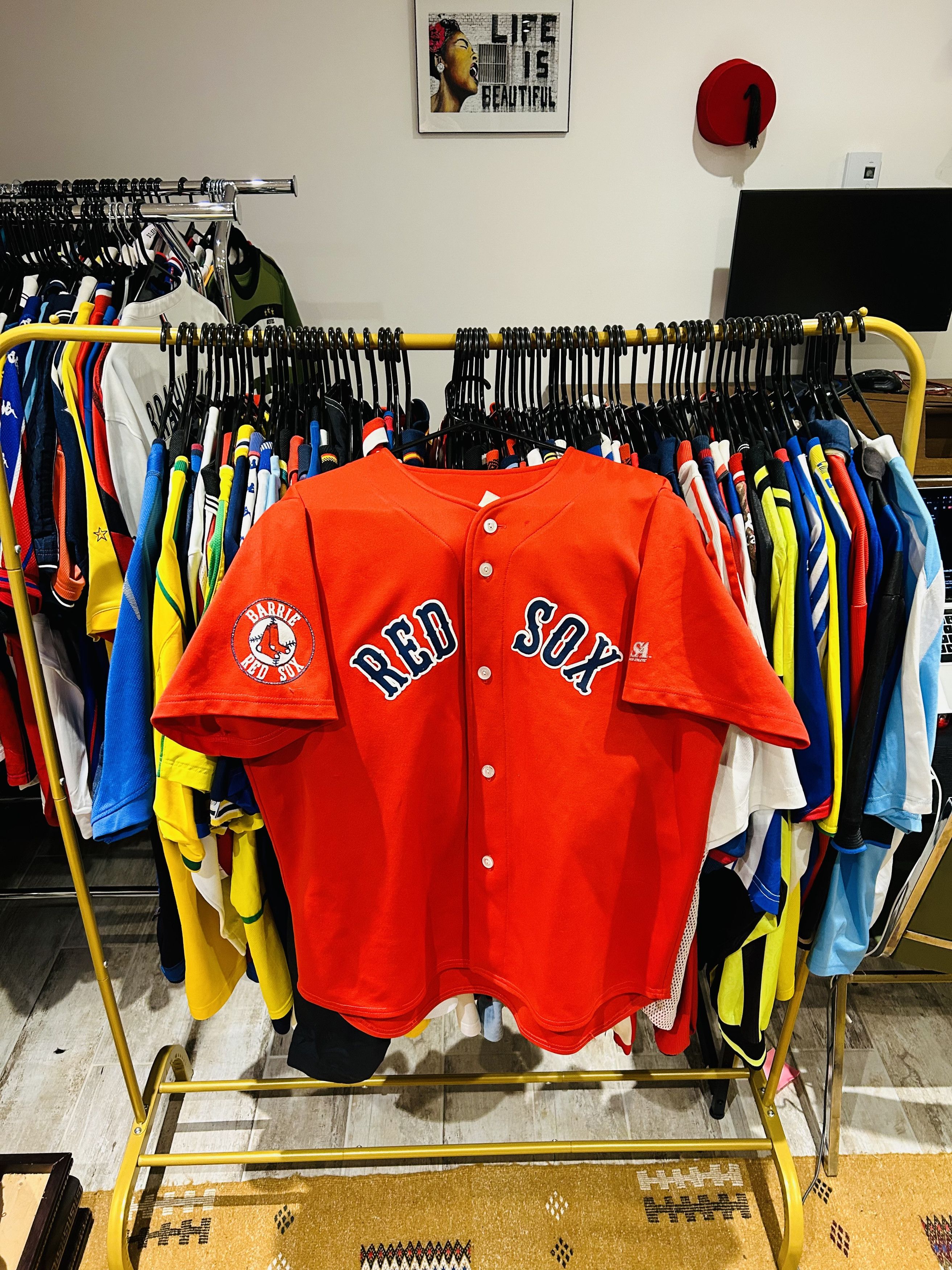 Vintage 1990s Saxon Athletics Barrie Red Sox Baseball Jersey Size US M / EU 48-50 / 2 - 1 Thumbnail