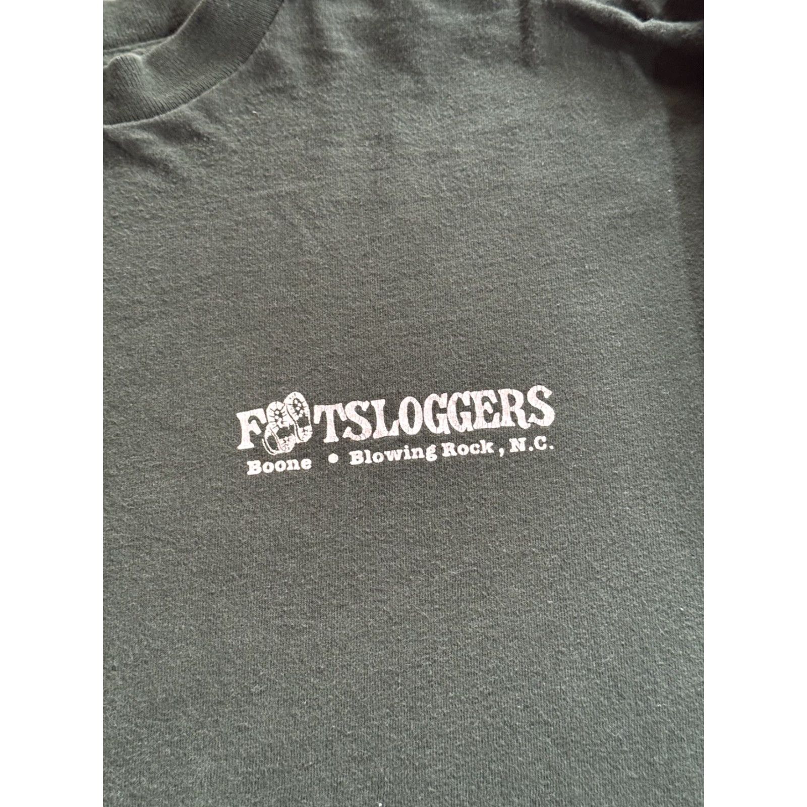 Fruit Of The Loom VINTAGE 90s Footloggers Blowing Rock NC Get High On A Mountain T Shirt Size 2XL Size US XXL / EU 58 / 5 - 6 Thumbnail
