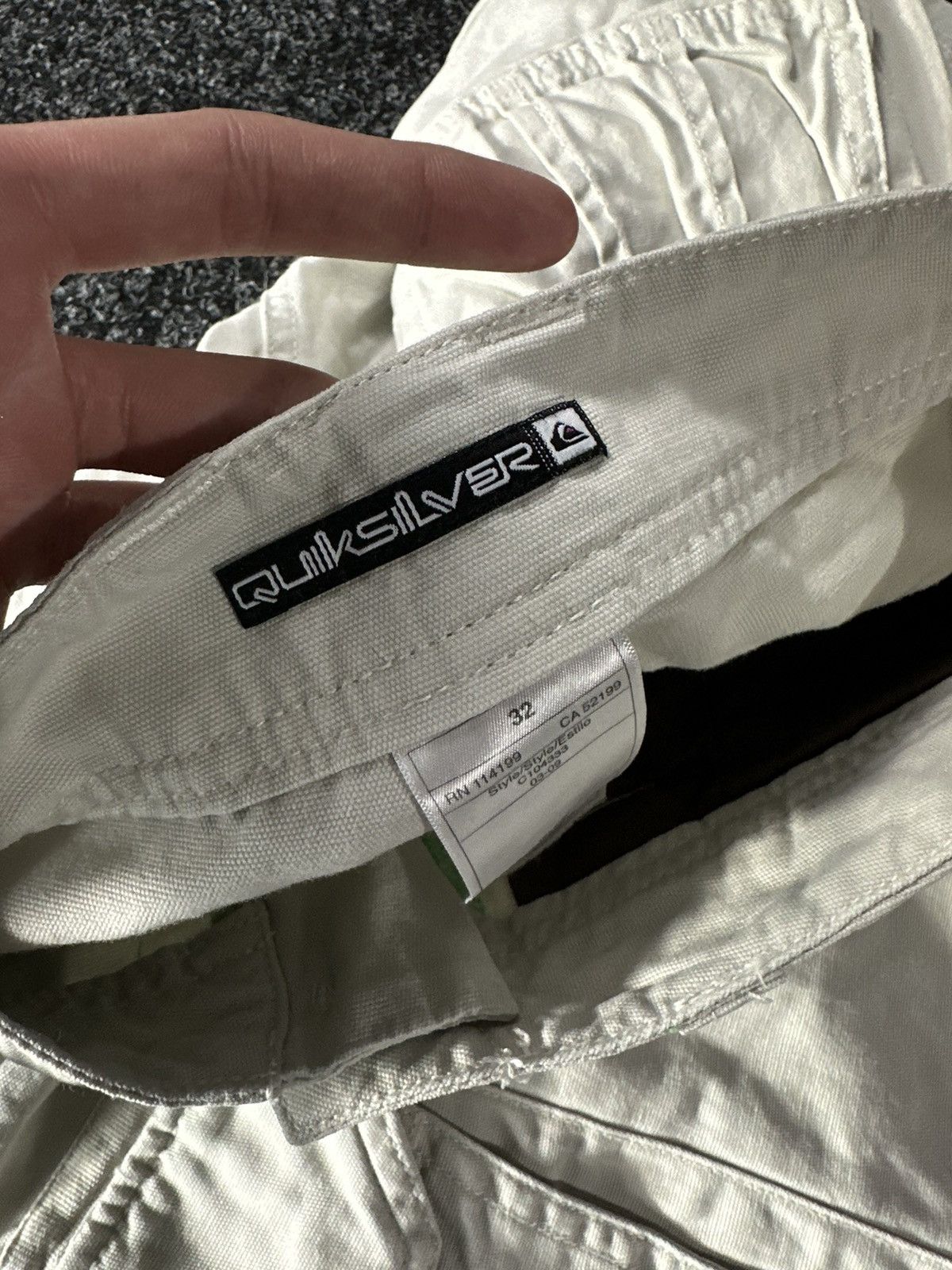 Quiksilver × Vintage 🚨Vintage Quicksilver CARGO BEIGE Japanese Surf style Shorts Size US 32 / EU 48 - 7 Thumbnail