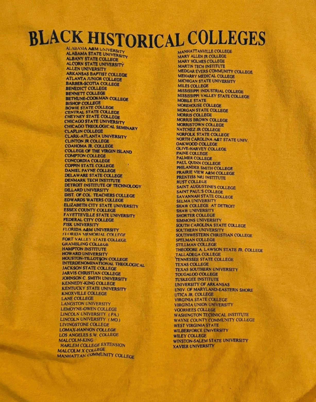 Vintage Vintage Holding On To Our Heritage HBCU T Shirt (Size XL) Size US XL / EU 56 / 4 - 5 Thumbnail