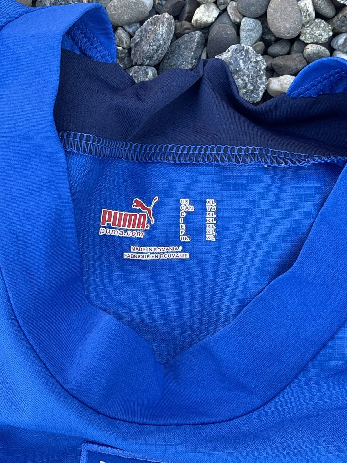 Puma × Vintage 2004 Puma Italy Neil Barrett blue rare soccer jersey Size US XL / EU 56 / 4 - 7 Thumbnail