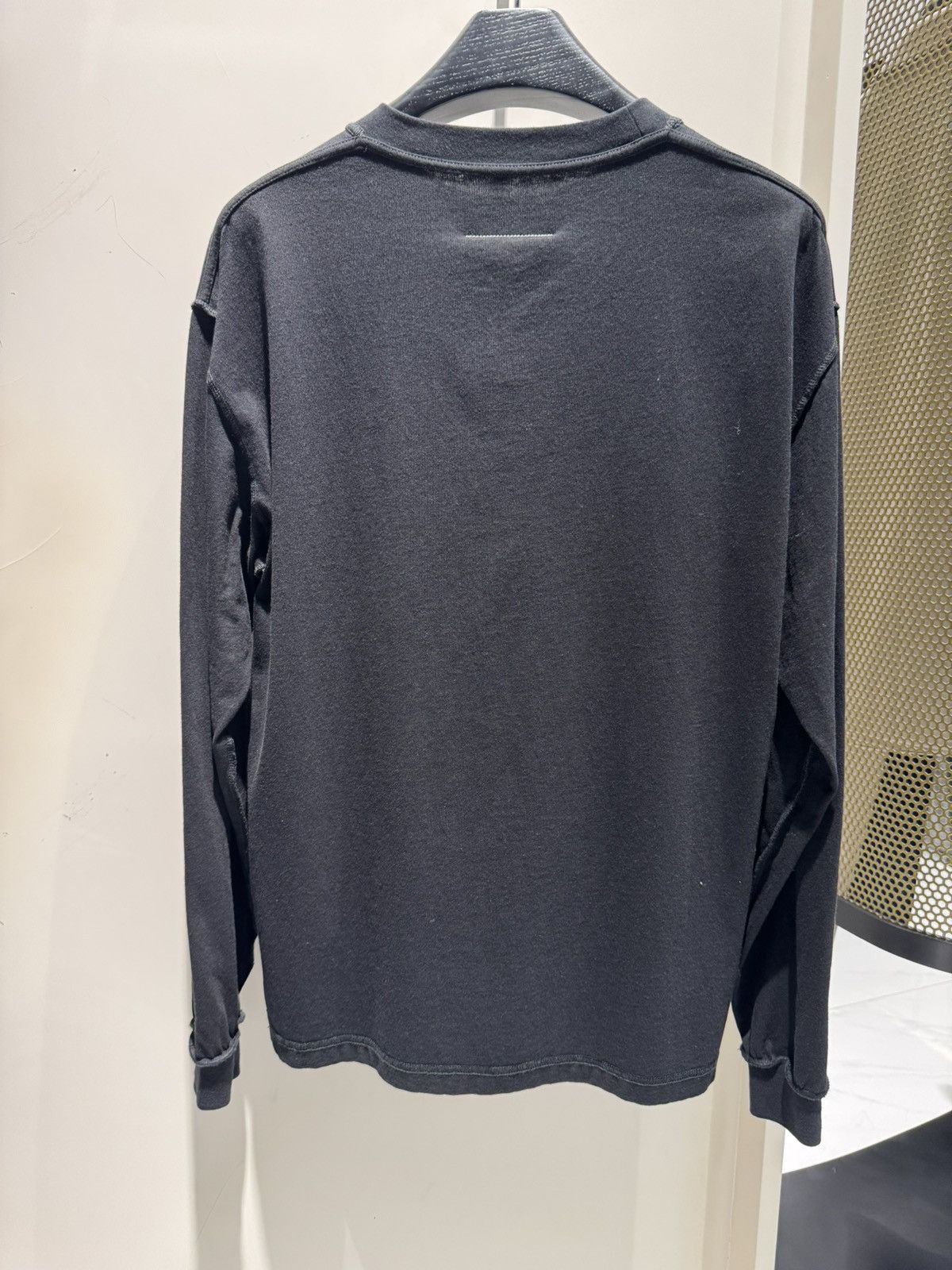 Maison Margiela NWT Pocket Logo Long Sleeve T-Shirt - Black, S Size US S / EU 44-46 / 1 - 2 Thumbnail