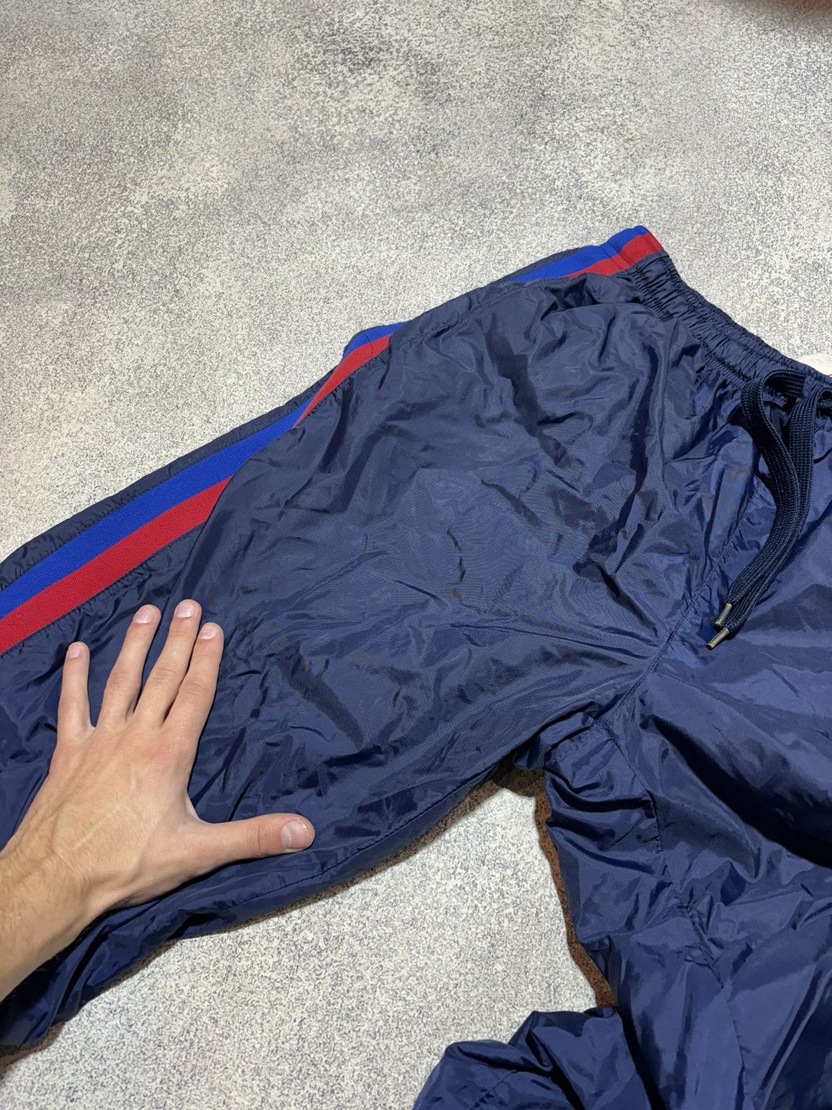 Nike × Vintage 00s Nike Vintage Drill Pants Small Logo Y2K Size US 38 / EU 54 - 10 Thumbnail