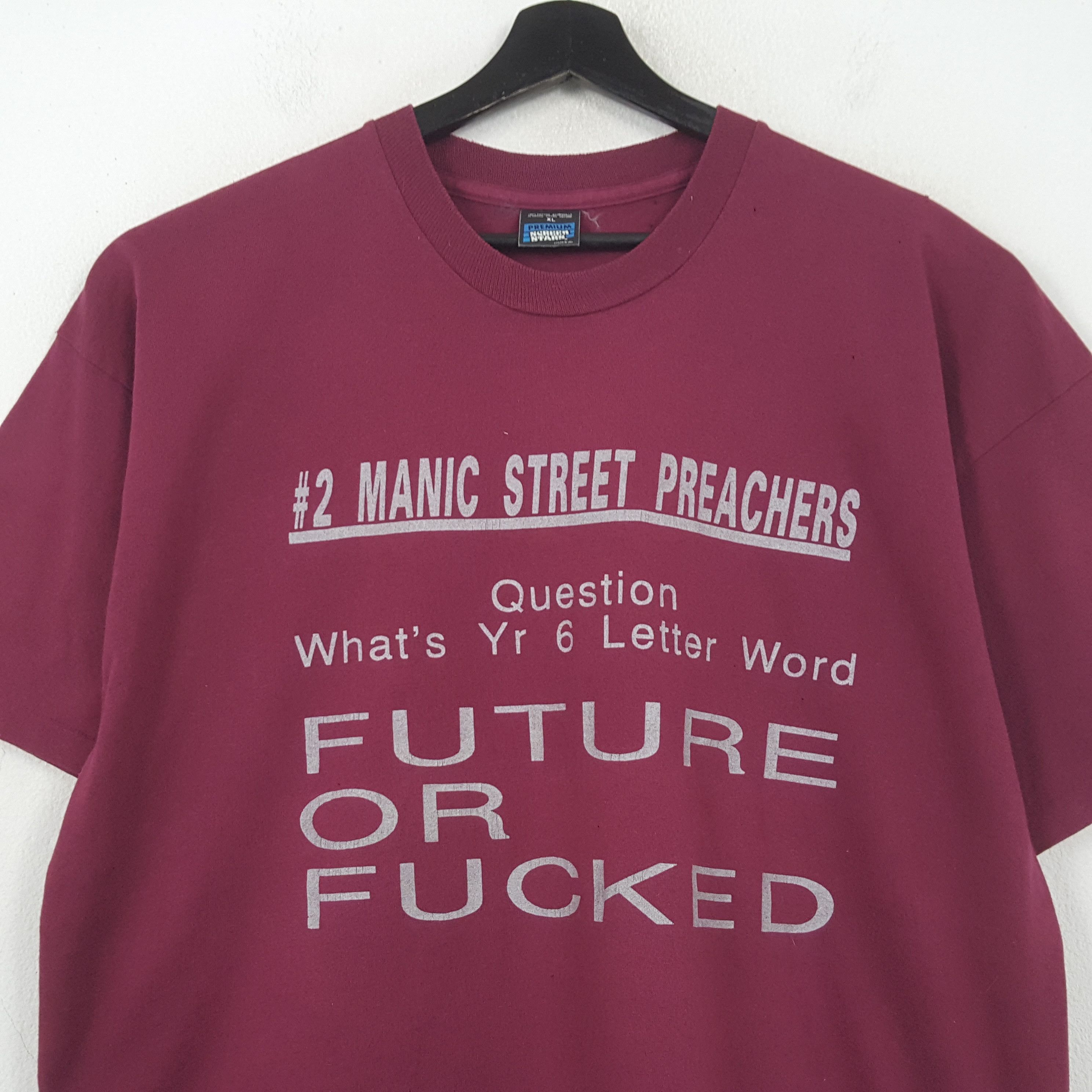 Vintage #2 Manic Street Preachers Vintage Tshirt 32 Size US XL / EU 56 / 4 - 2 Thumbnail