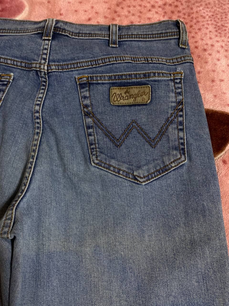 Wrangler Vintage Y2K Wrangler Baggy Dirty Mud Washed Ripped Jeans Size US 38 / EU 54 - 4 Thumbnail
