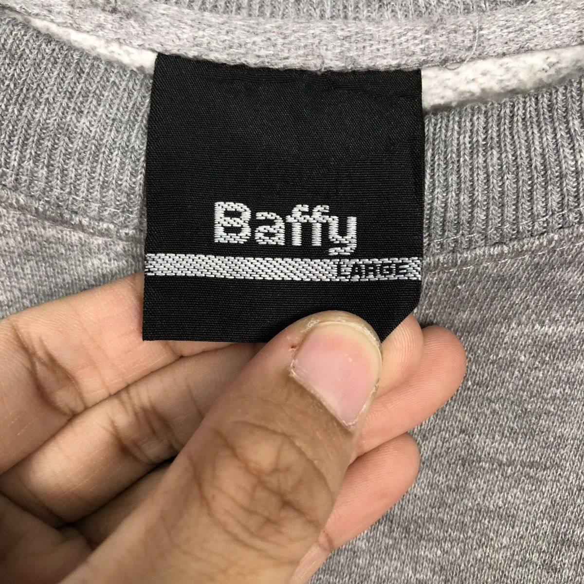 Japanese Brand 🔥VINTAGE SWEATSHIRT BAFFY BIG LOGO ISSEY MIYAKE Size US L / EU 52-54 / 3 - 15 Thumbnail
