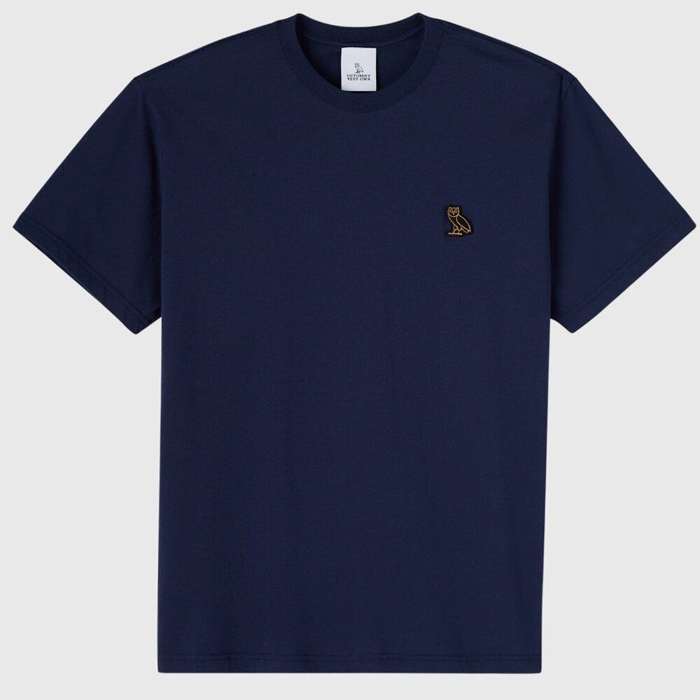 October's Very Own OVO Essentials Crewneck T Shirt Navy Blue Large Size US L / EU 52-54 / 3 - 1 Thumbnail