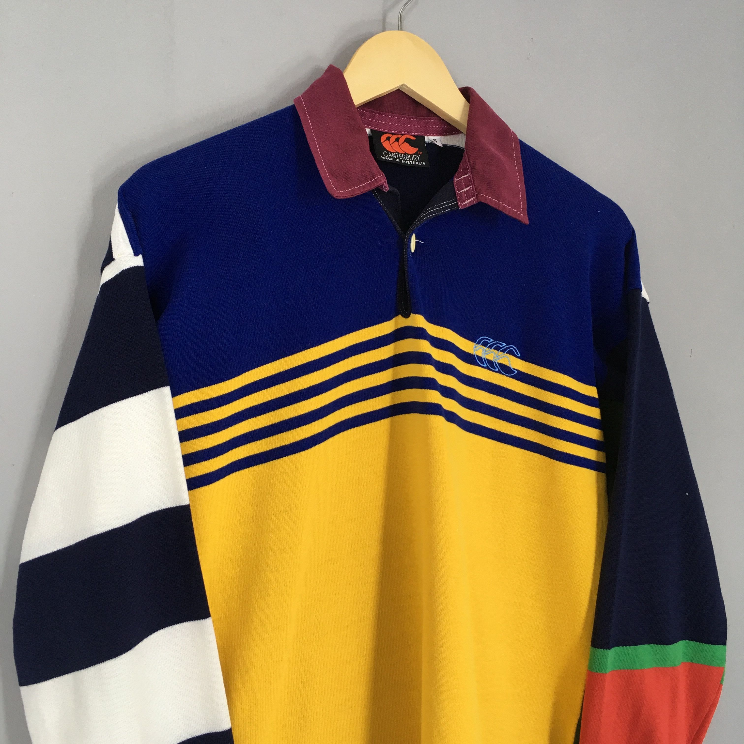 Canterbury of New Zealand Vintage 90s Canterbury Australia Uglies Rugby Shirt Small Size US S / EU 44-46 / 1 - 3 Thumbnail