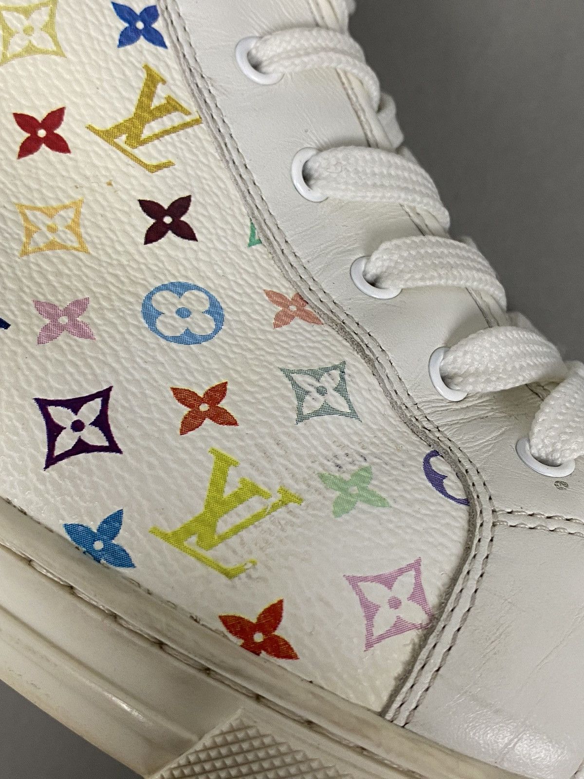 Louis Vuitton × Takashi Murakami Louis vuitton x takashi murakami high top sneakers Size US 8 / EU 41 - 10 Thumbnail